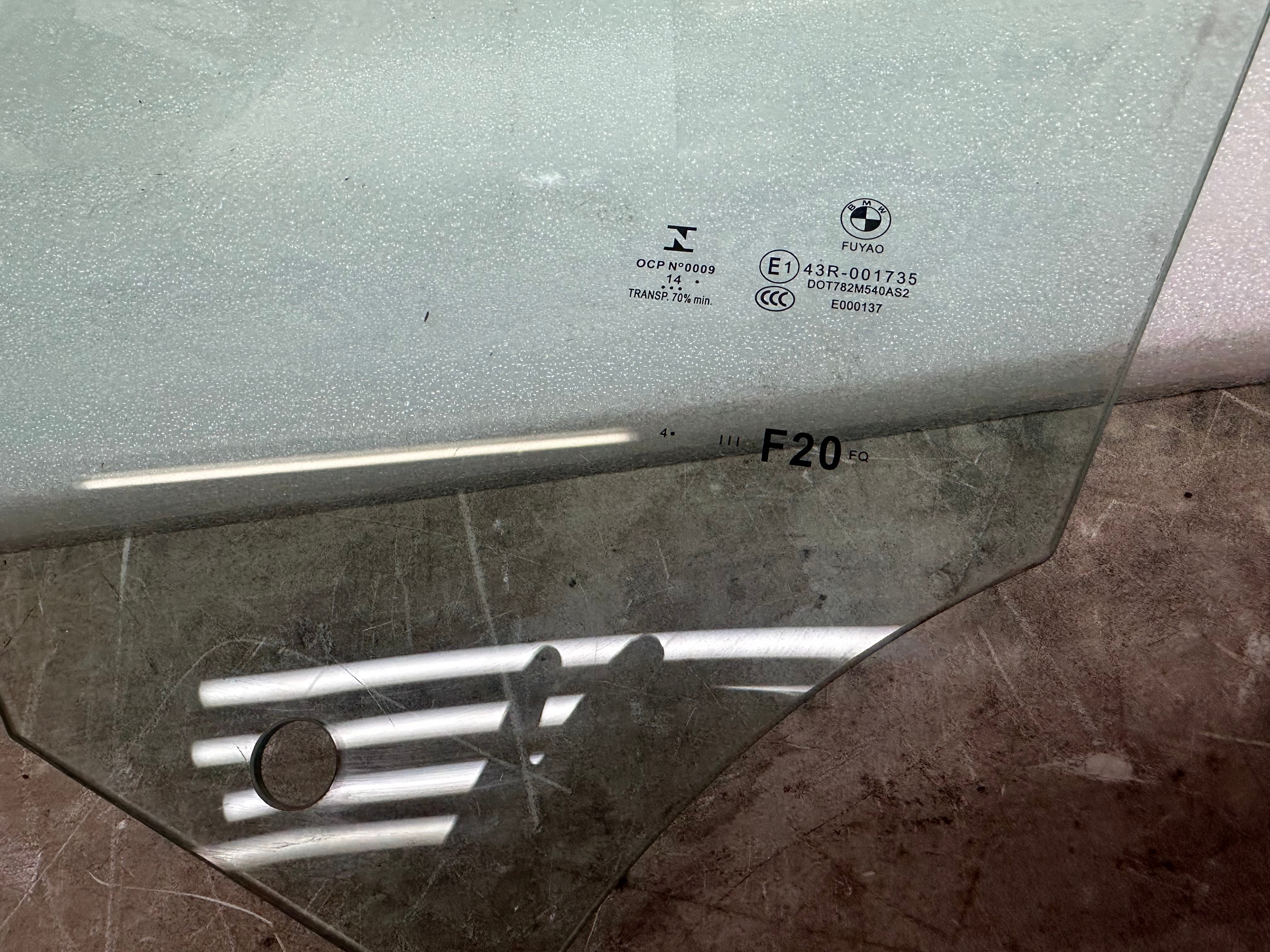 BMW 1 Series F20 Left Front Door Glass – 2011–2019