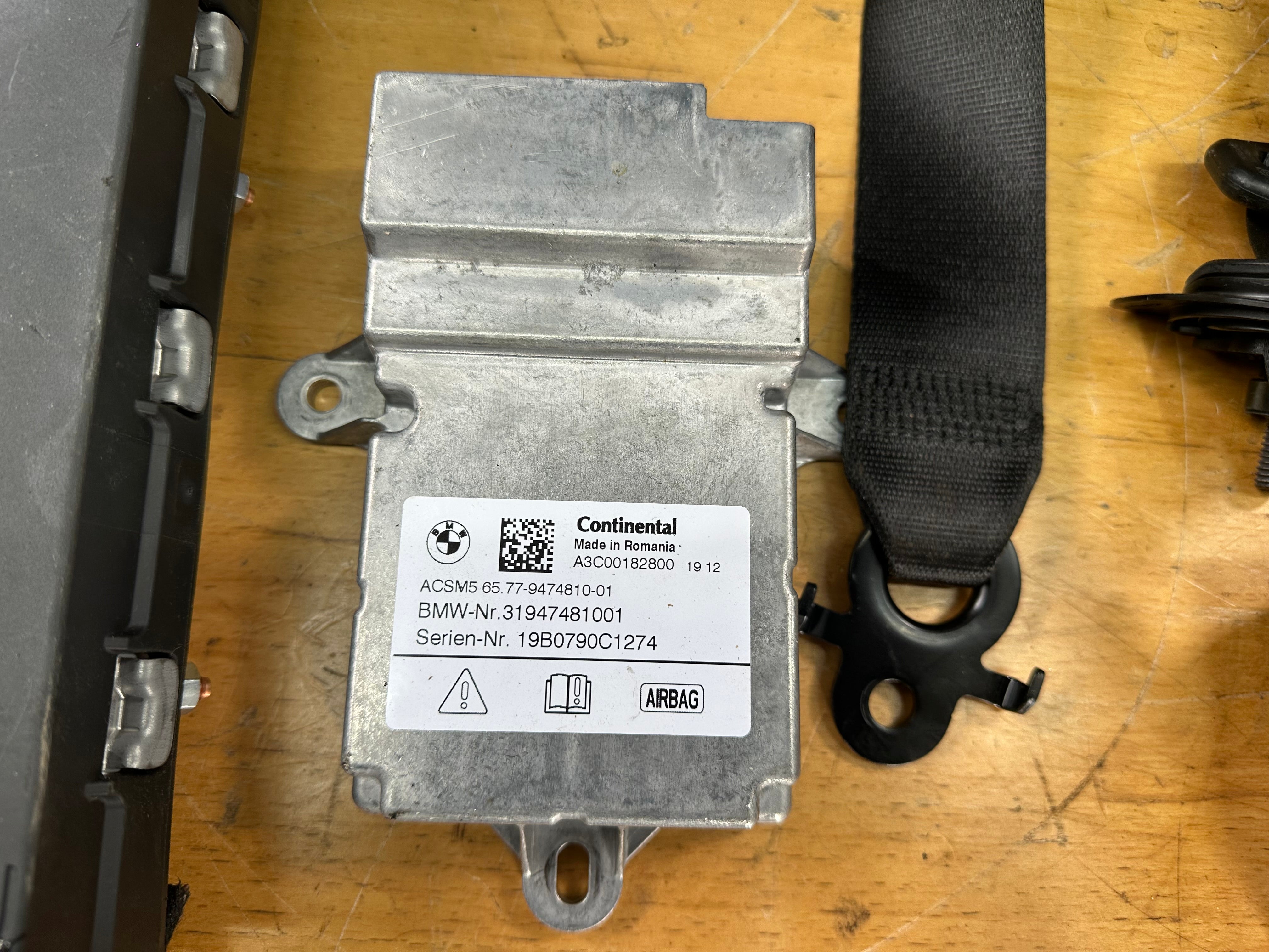 BMW 5 Series G30 Complete Airbag Kit