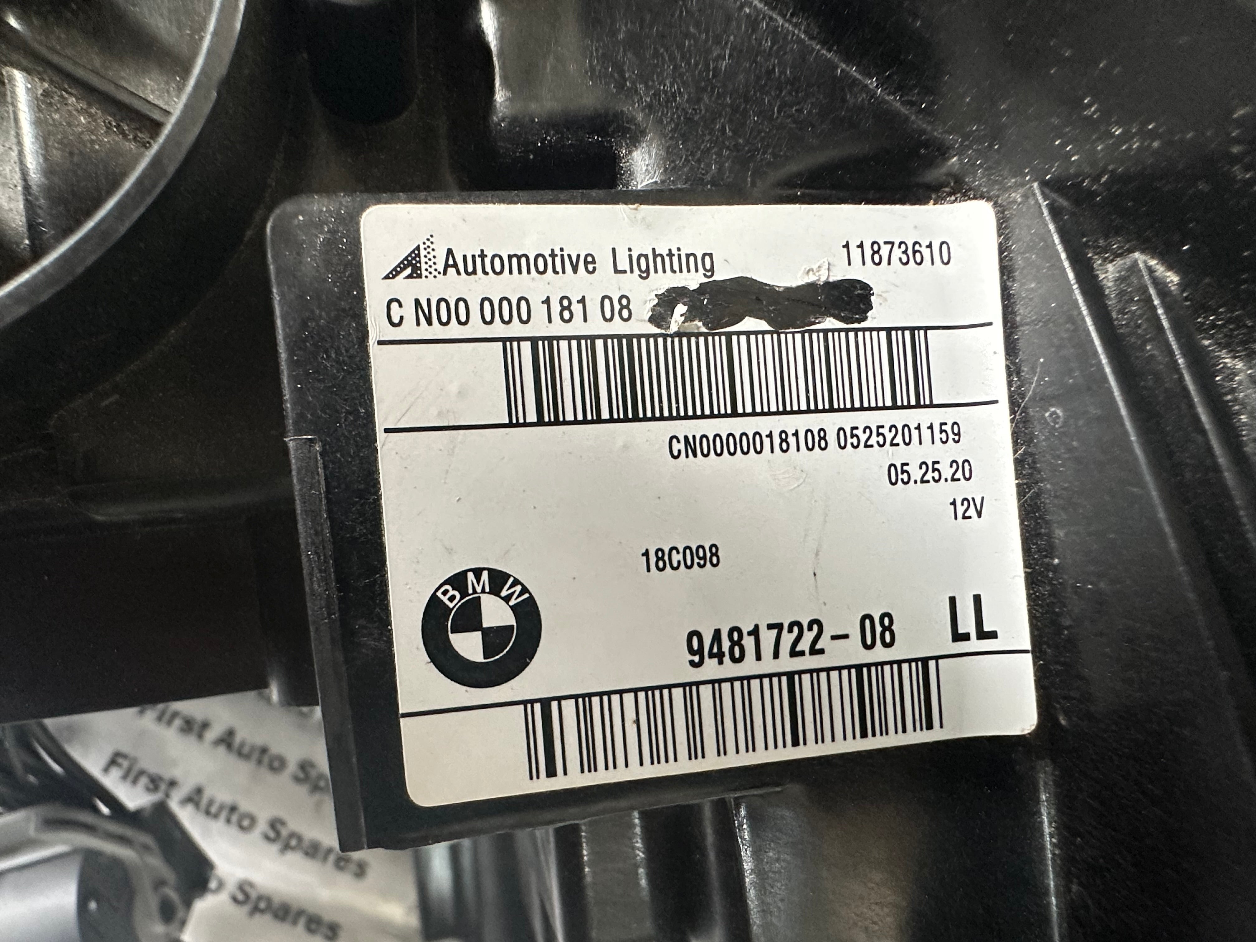 BMW 3 Series G20 G21 Right LED Headlight (9481722-08)