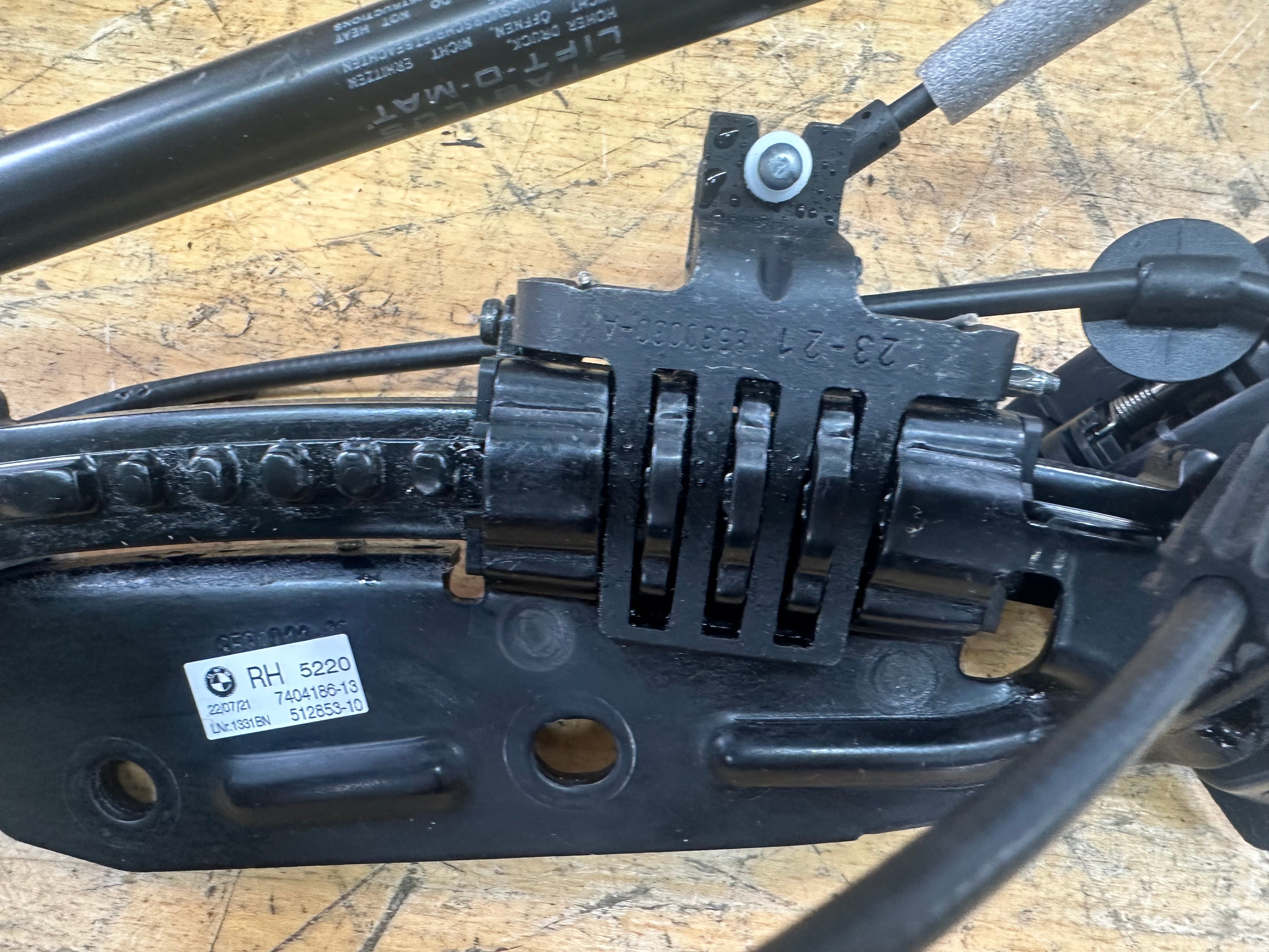 BMW X3 F97 2021 M Rear Right Side Control Mechanism (7404186) (7404186-13)