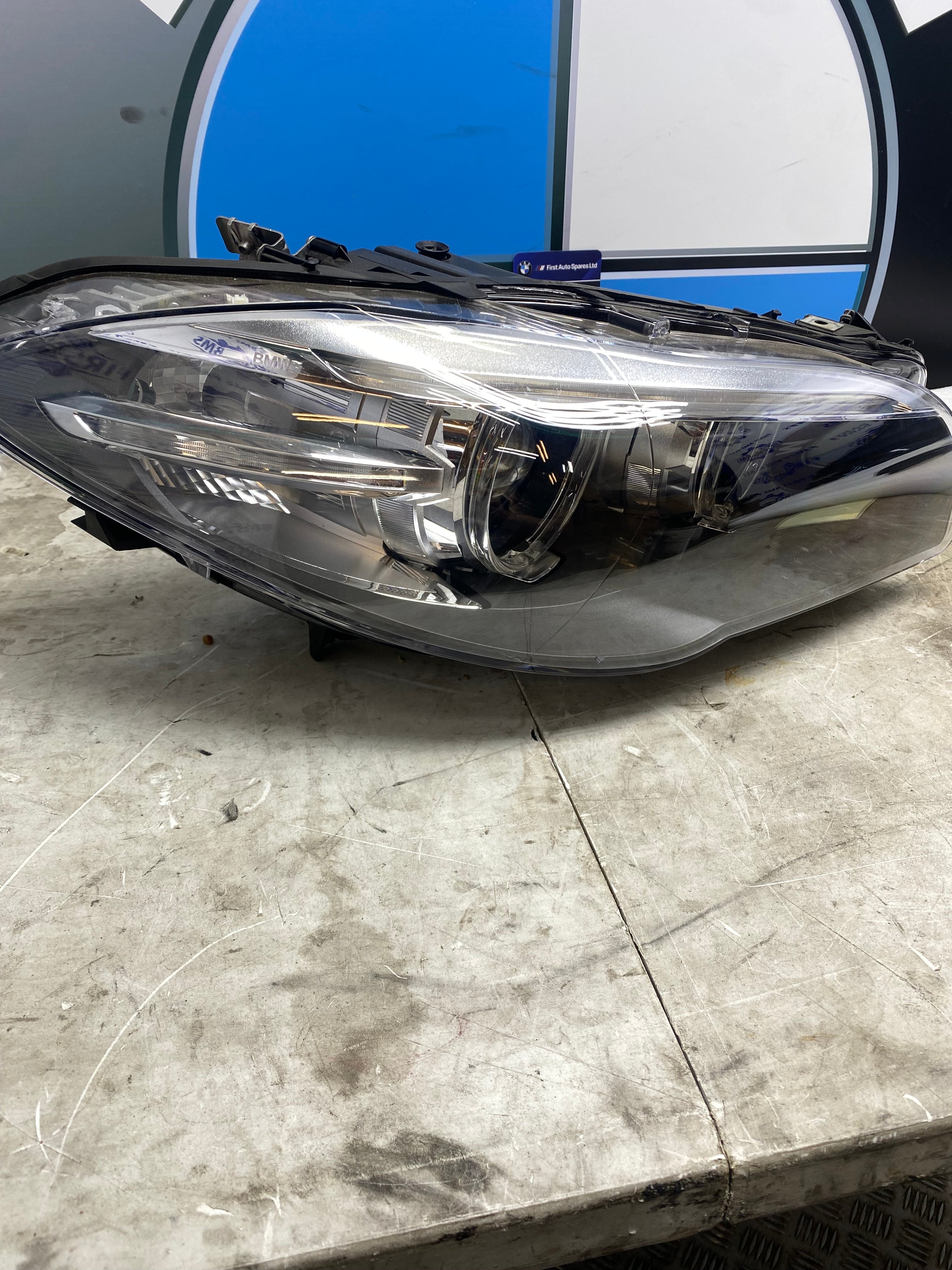 BMW 5 Series F10/F11 Front Driver Side Headlight Bi-Xenon 2013–2017 Facelift