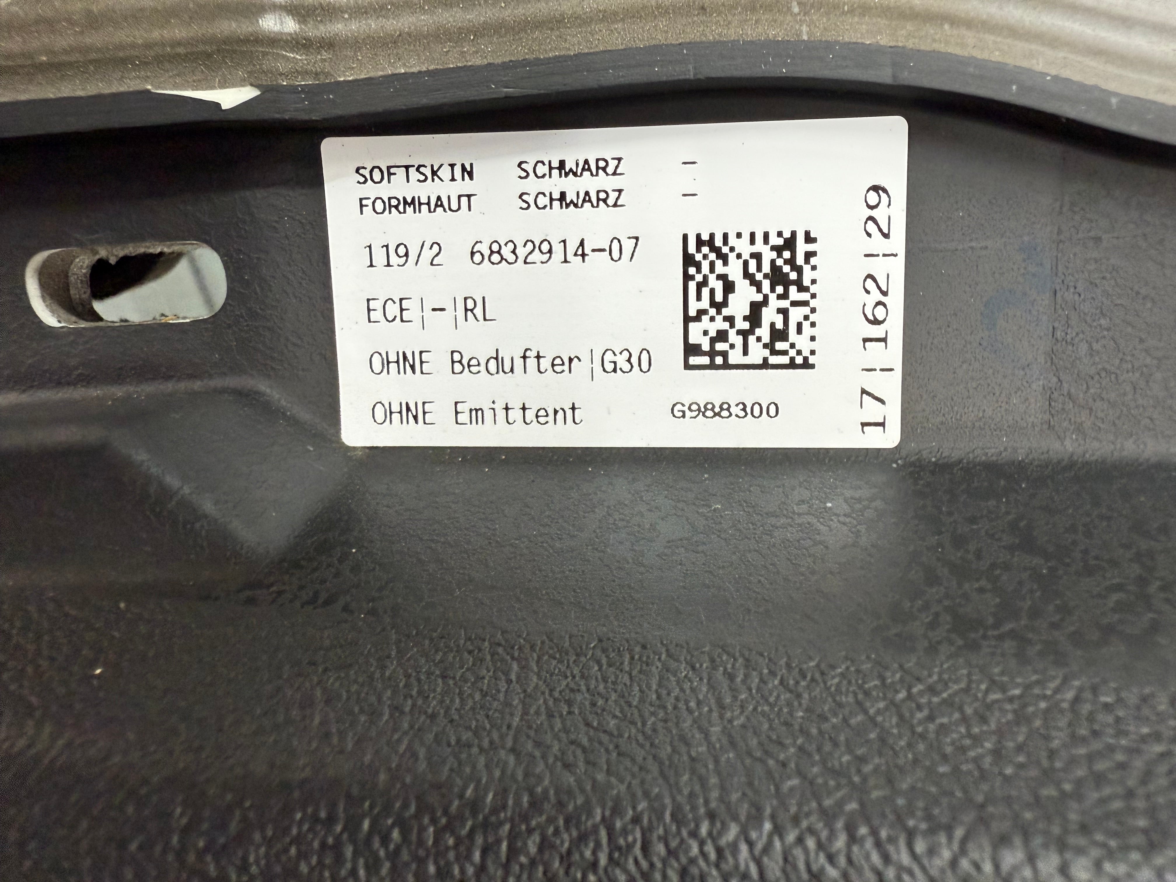 BMW 5 Series G30 Complete Airbag Kit