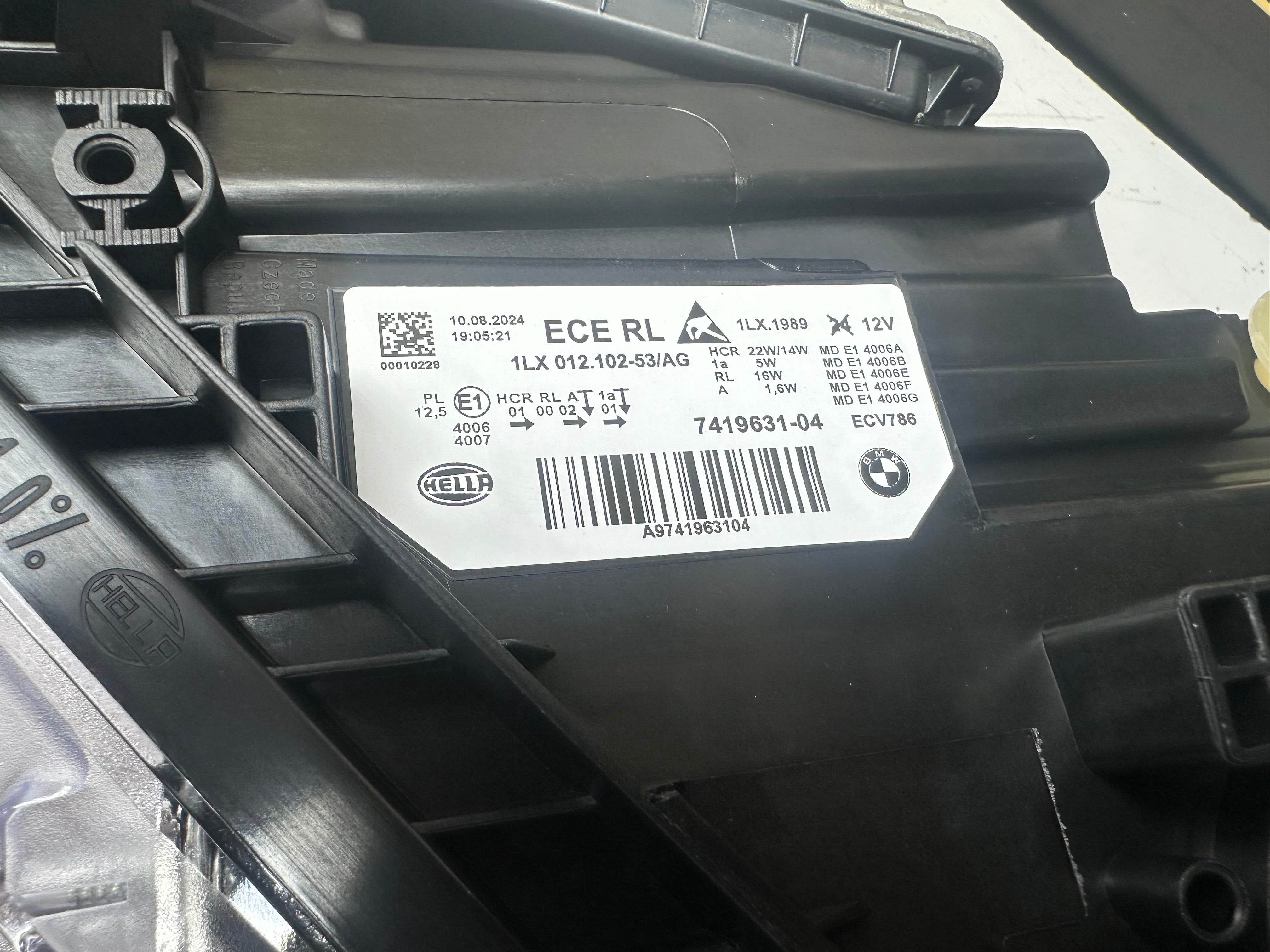 BMW 3 Series F30 / F31 LCI Complete LED Headlight Passenger Side 7419631-04