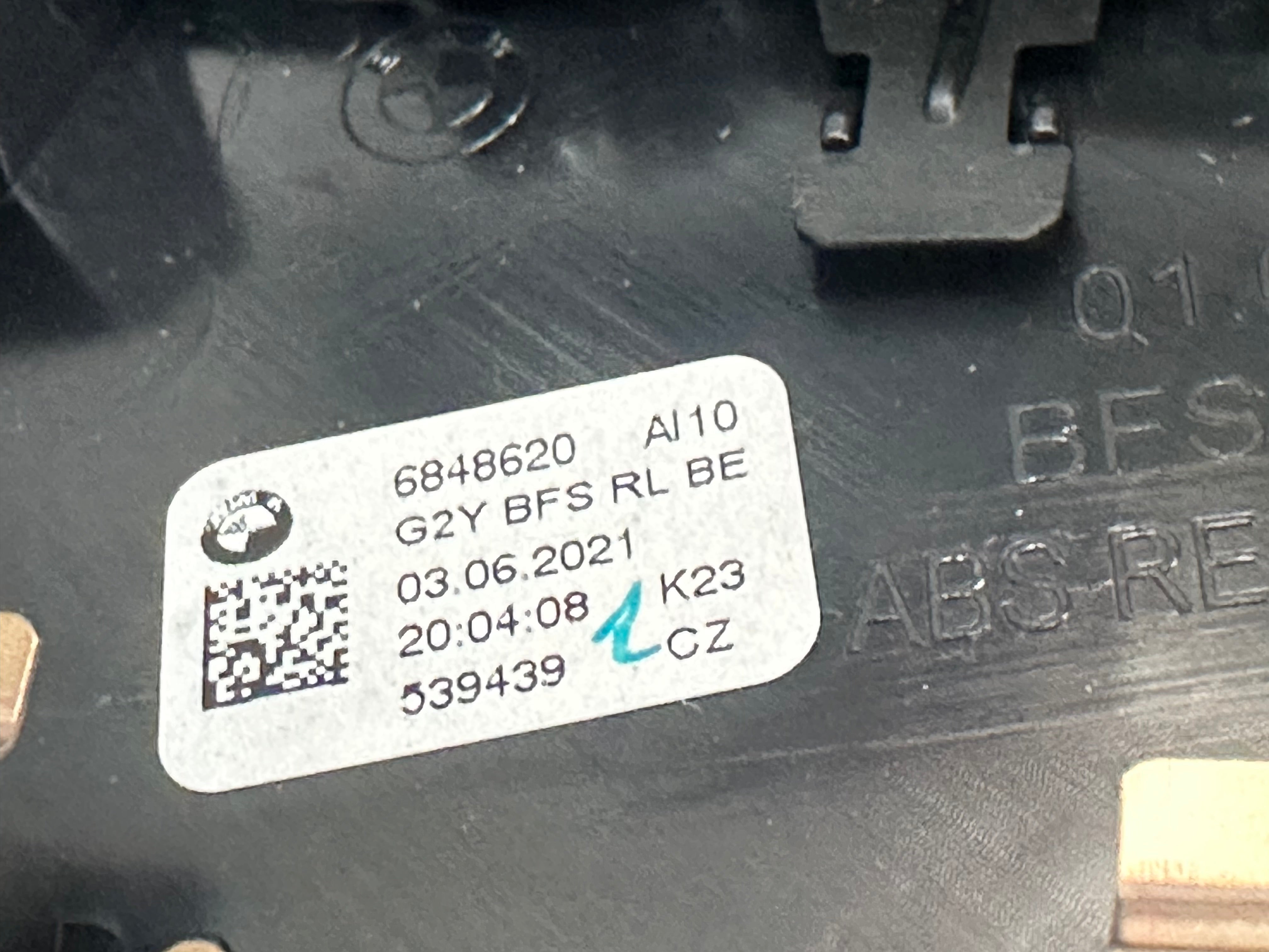 BMW 3 Series G21 Climate Control with Left Air Vent Grille (6848620, 4A0EDD1-02)