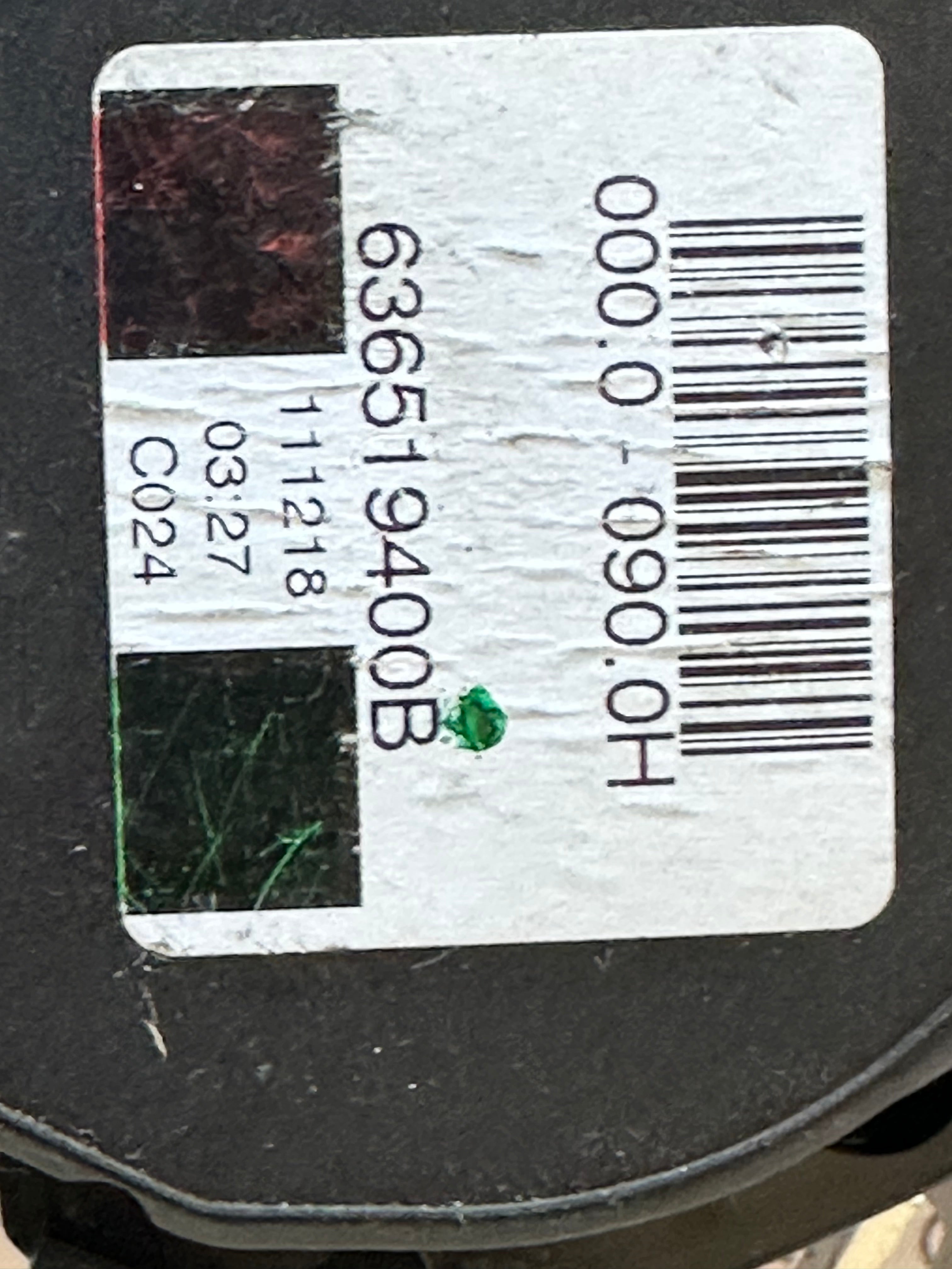 BMW 3 Series G20 2019-2022 Rear Centre Seat Belt (636519400B)