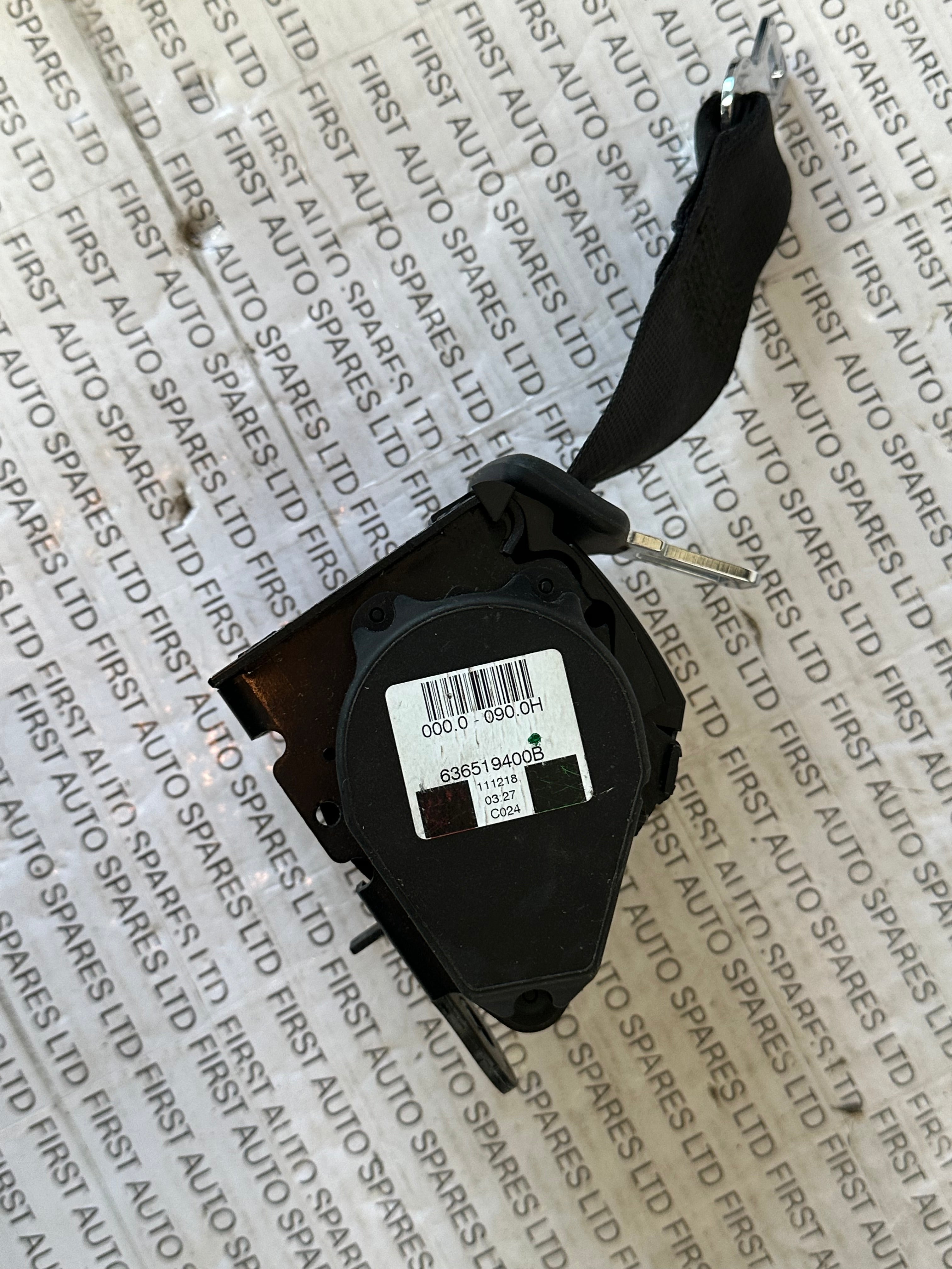 BMW 3 Series G20 2019-2022 Rear Centre Seat Belt (636519400B)