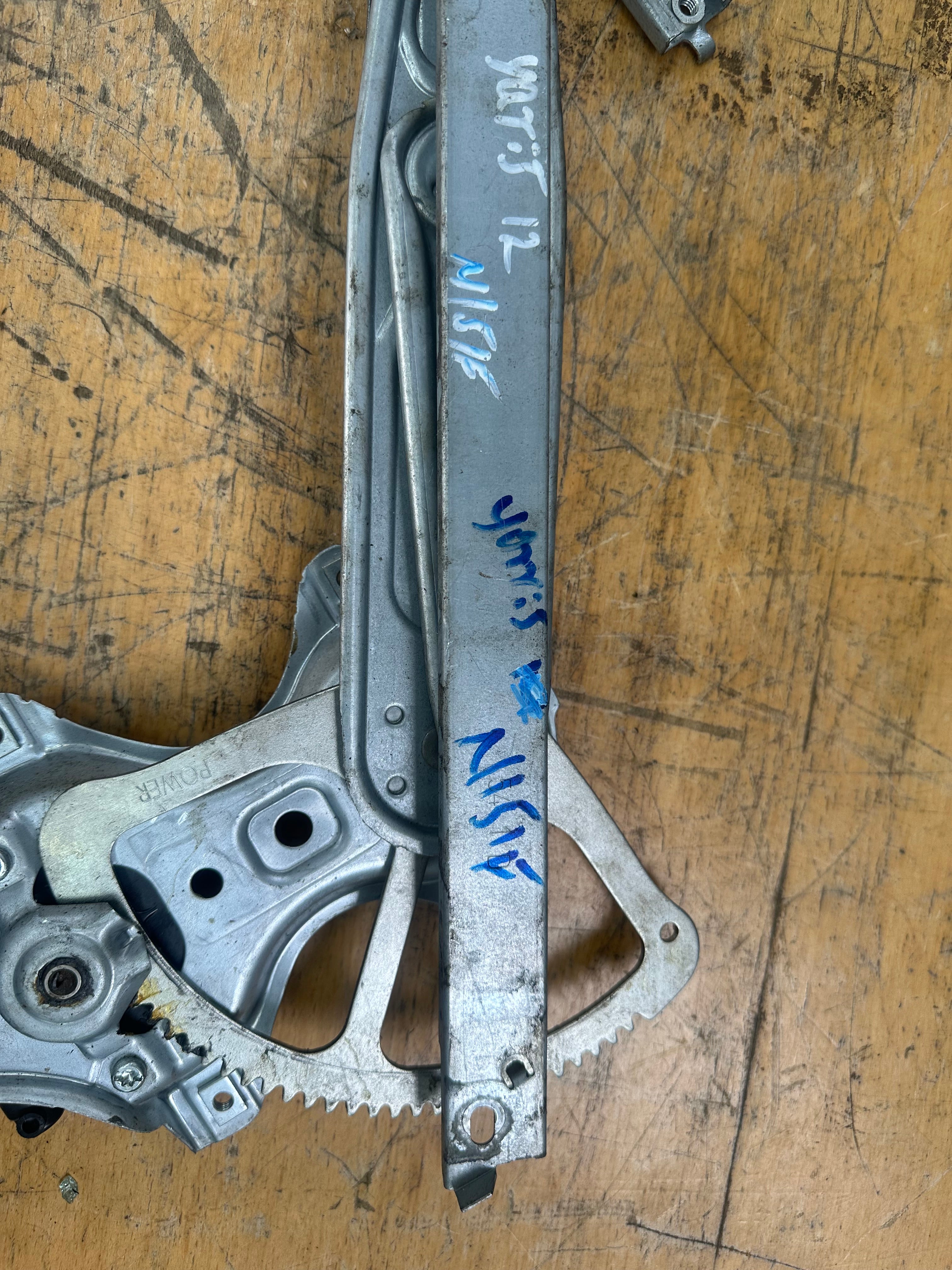 Toyota Yaris 2012 Rear Left N/S/F Window Regulator (85720-0D120)