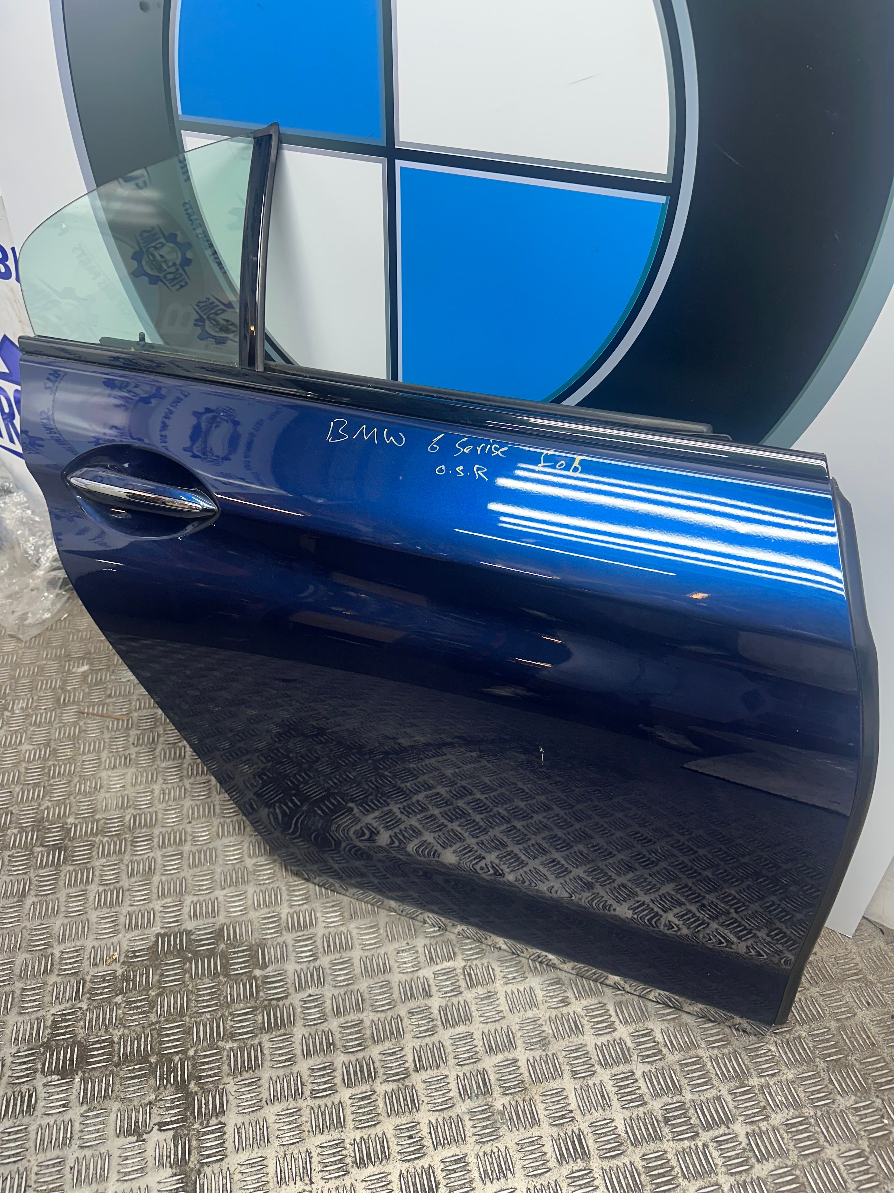 BMW 6 Series F06 Gran Coupe Rear Driver Side Door – 2012–2018 (Blue C10)