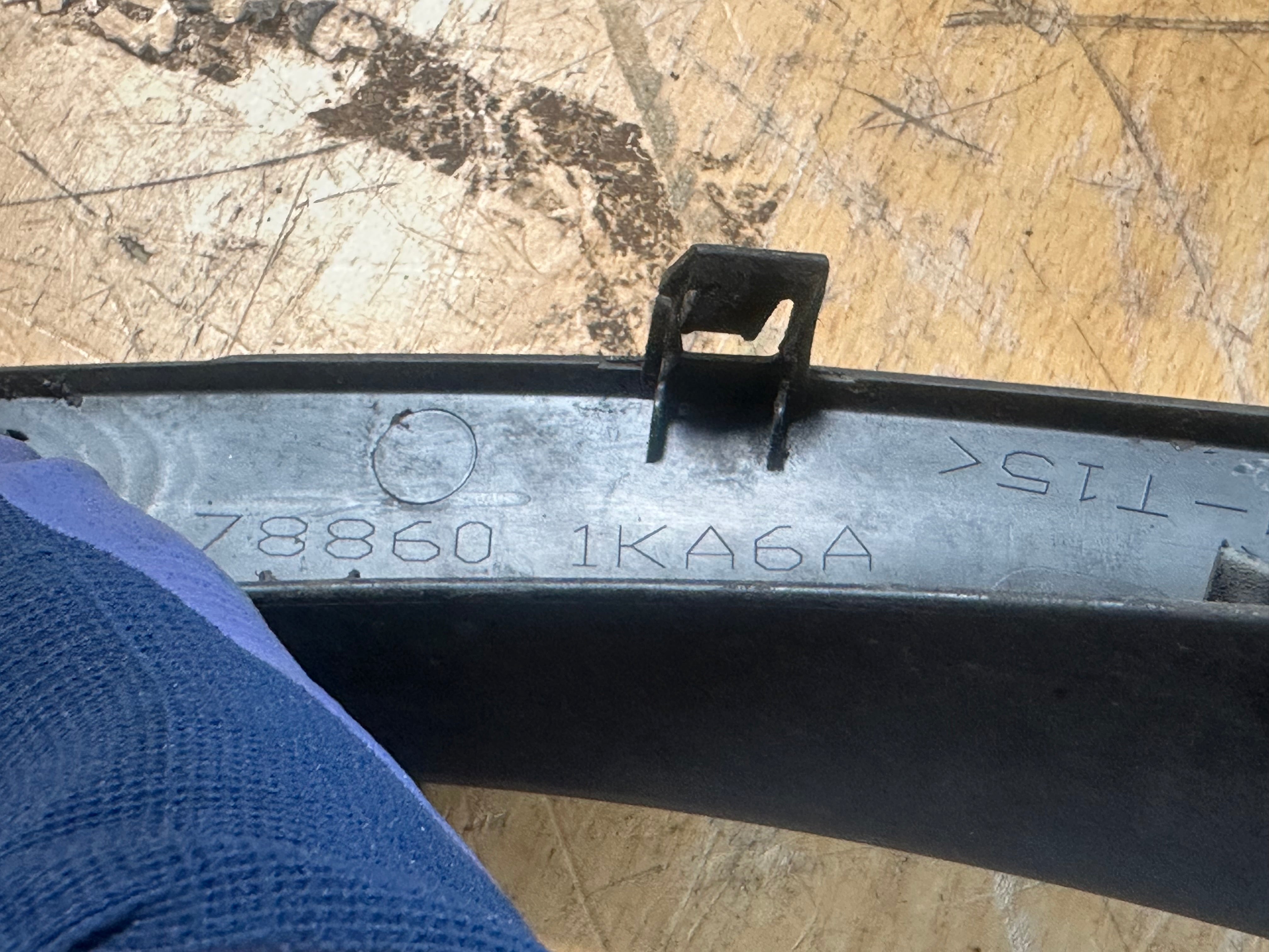 Nissan Juke 2022 O/S/R Right Driver’s Rear Wheel Arch Trim (78860 1KA6A)