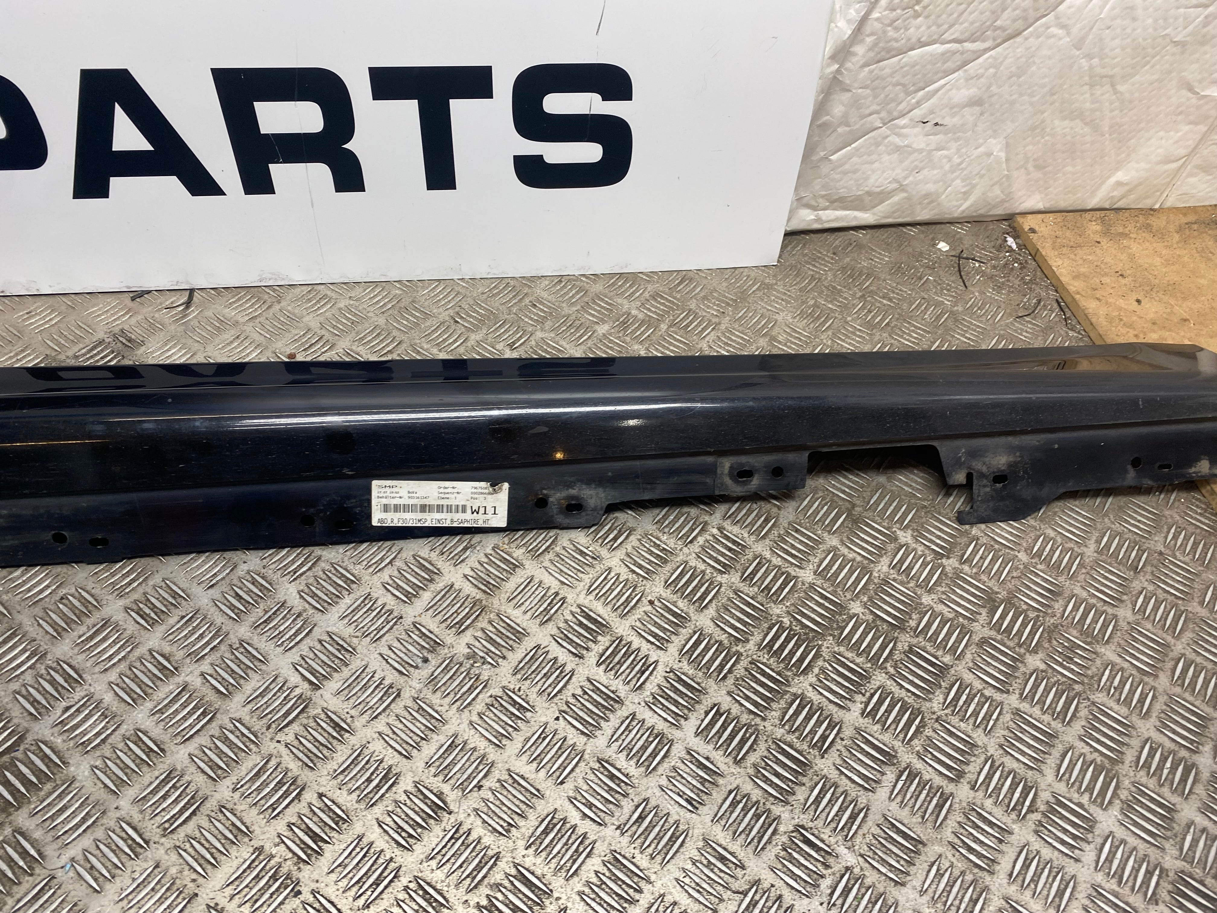 BMW 3 Series F30 M Sport Right Side Skirt 2012–2019