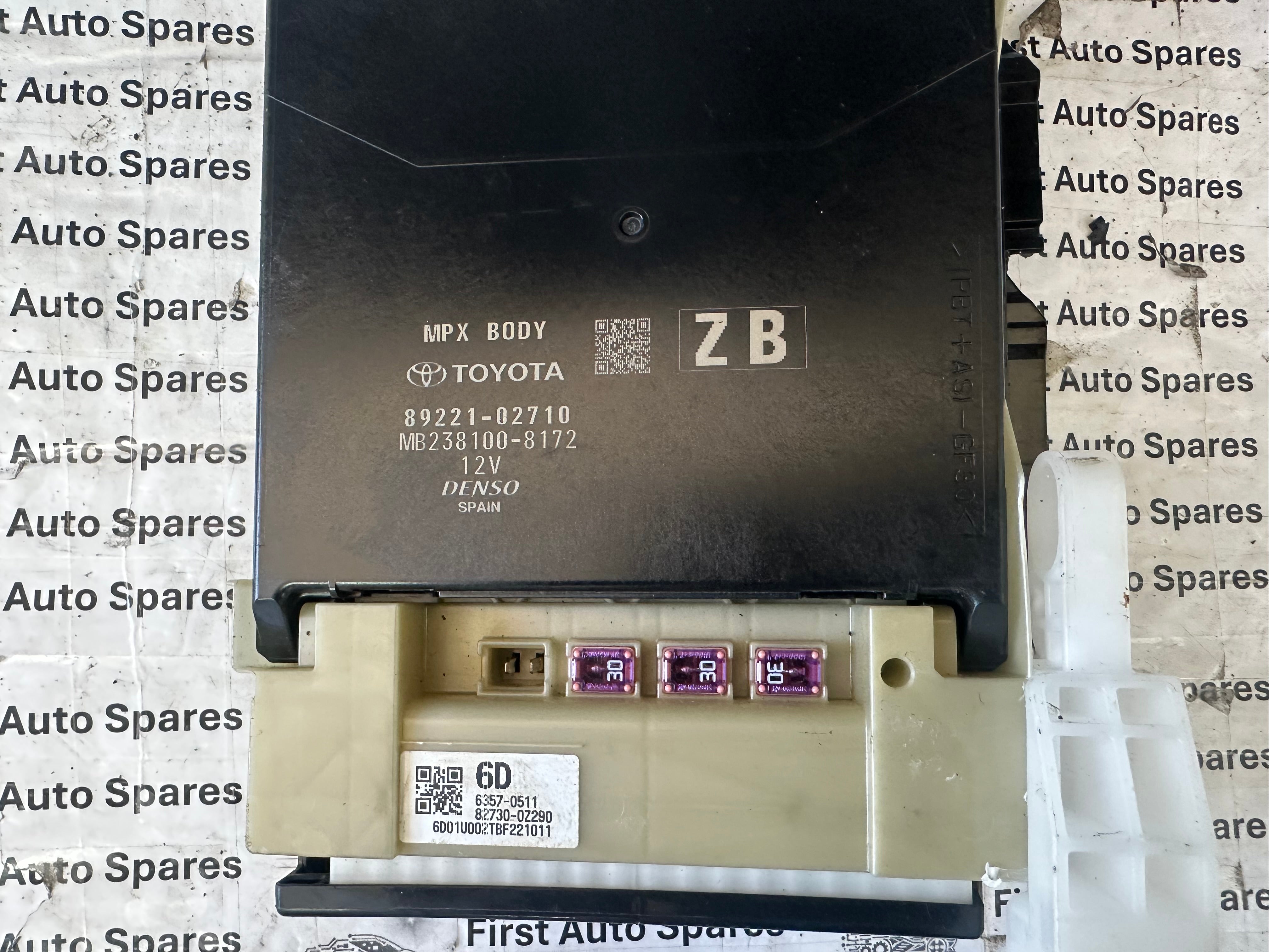Toyota Corolla MK12 2018–2024 BCM Body Control Module (89221-02710)