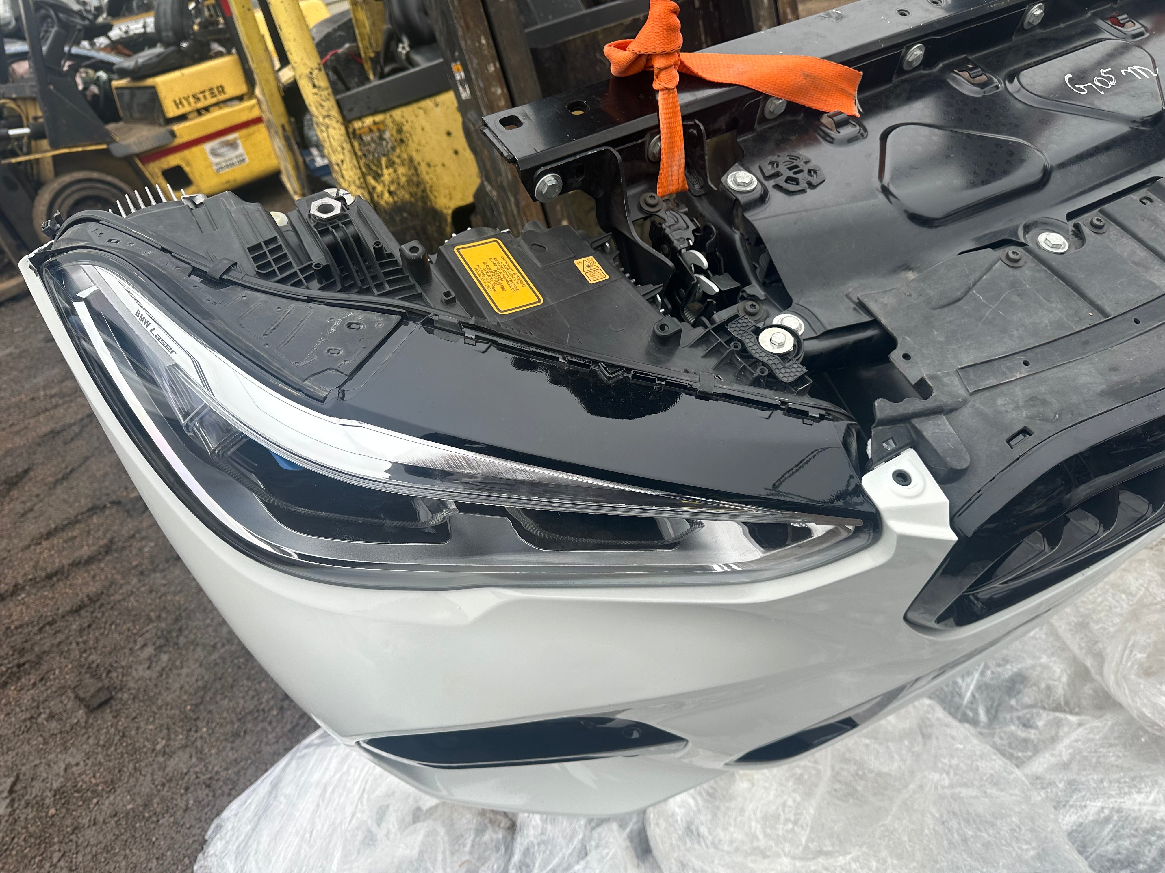 BMW X5 G05 M Sport 2019-2023 Complete Nose Cut with Laser Headlights, Complete Bumper, Slam Panel, and Rad Pack