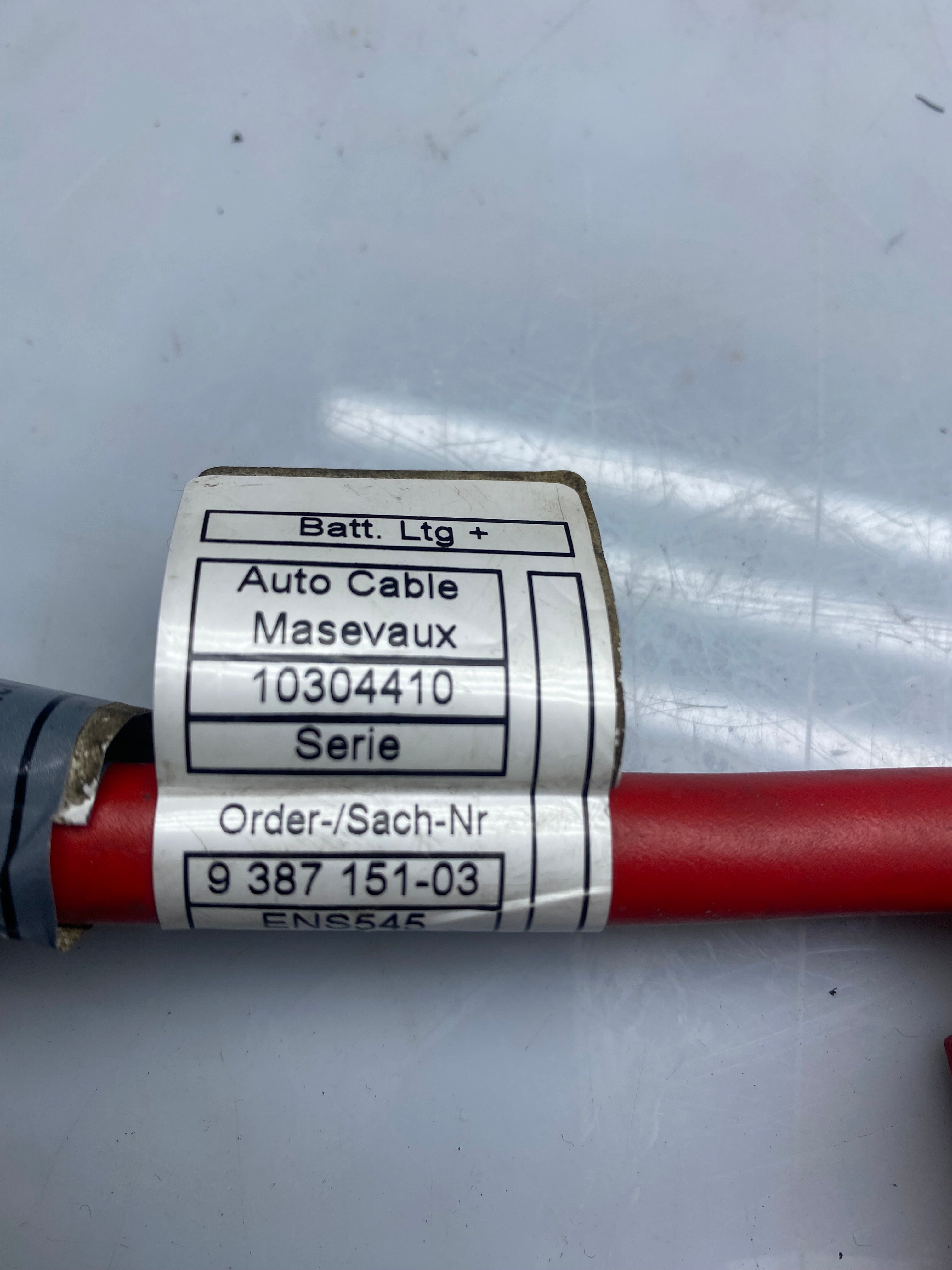 BMW 3 Series F30 LCI 330e Positive Battery Cable (B+) to Auxiliary Starter Unit B48X 2015–2019