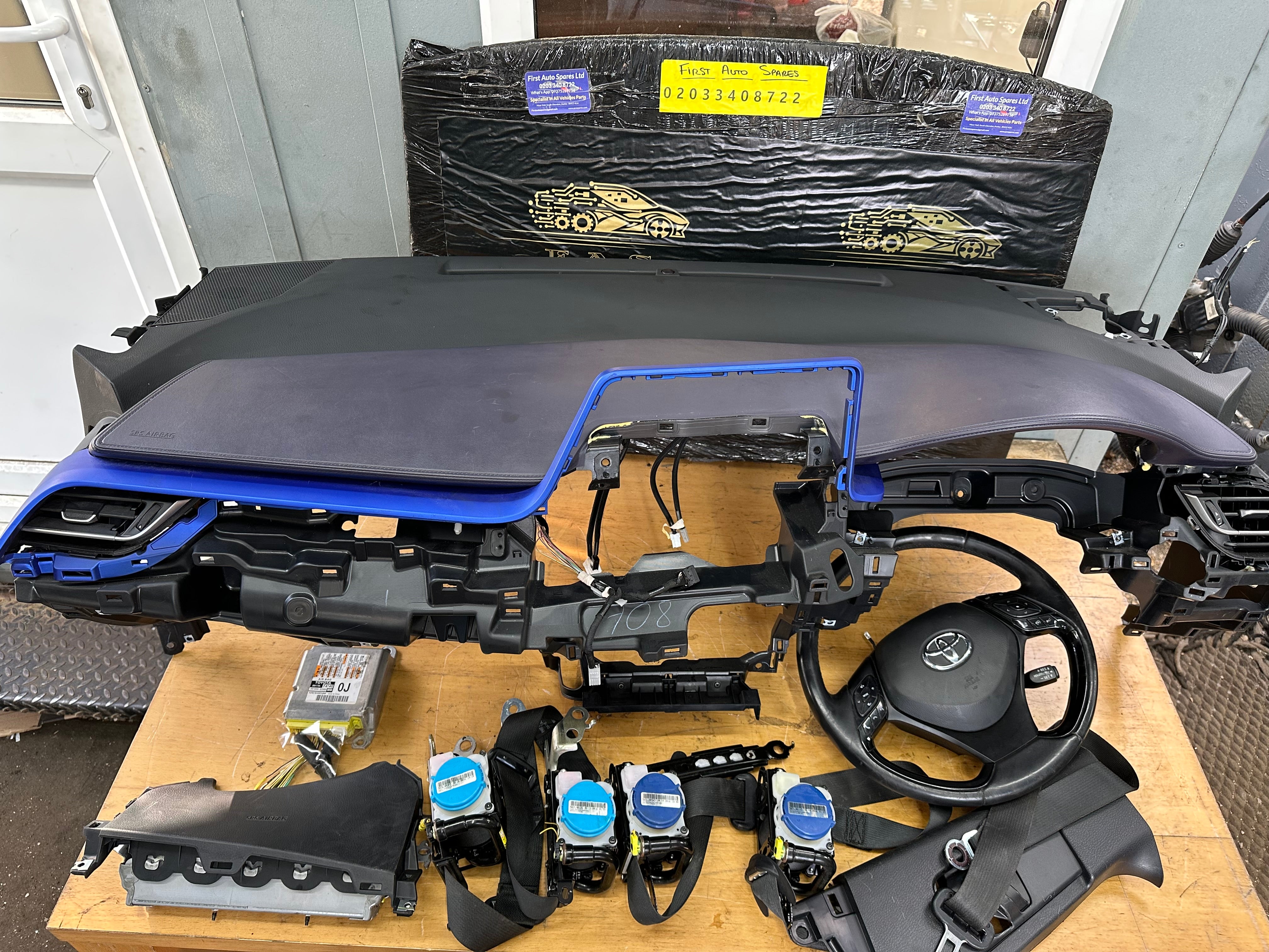 Toyota C-HR 2020 Complete Airbag Kit with Steering Wheel