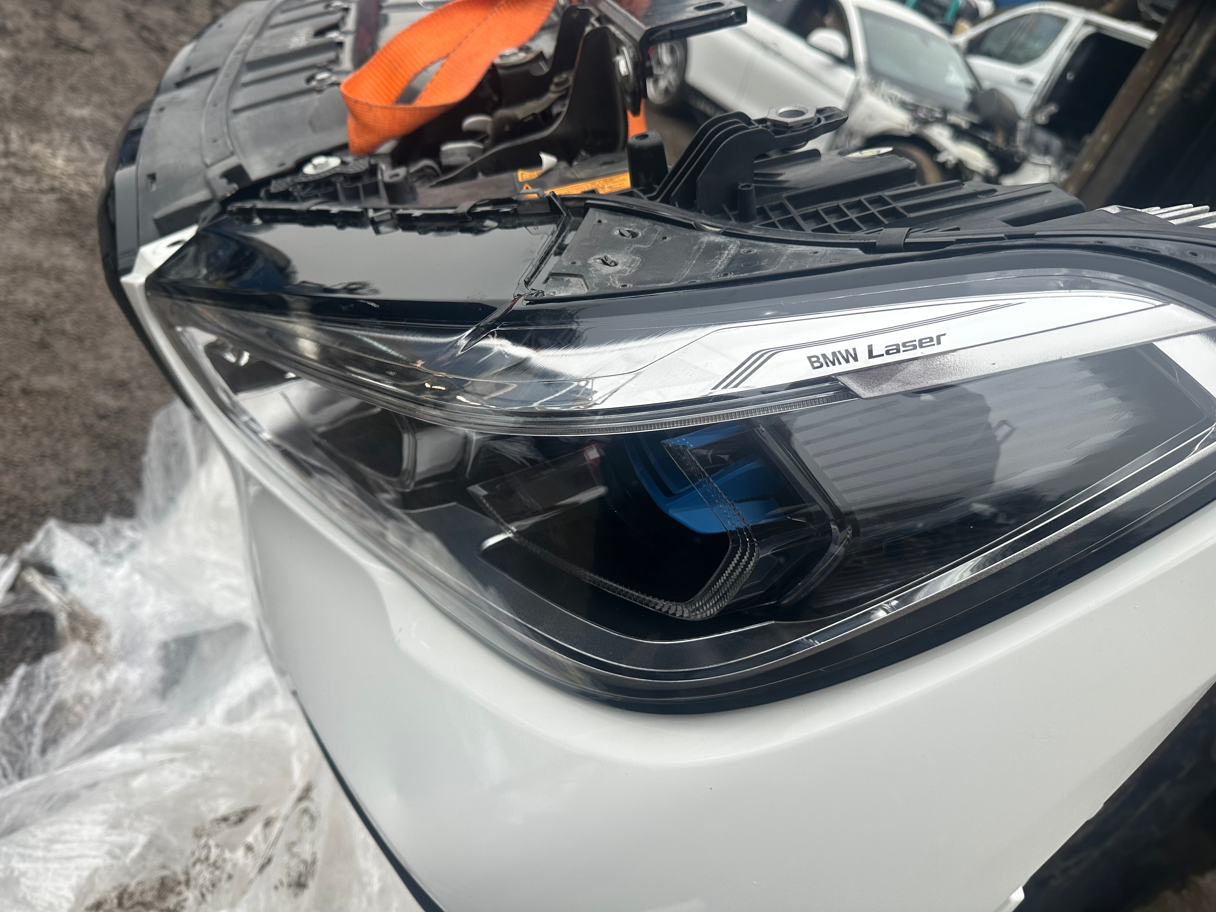 BMW X5 G05 M Sport 2019-2023 Complete Nose Cut with Laser Headlights, Complete Bumper, Slam Panel, and Rad Pack