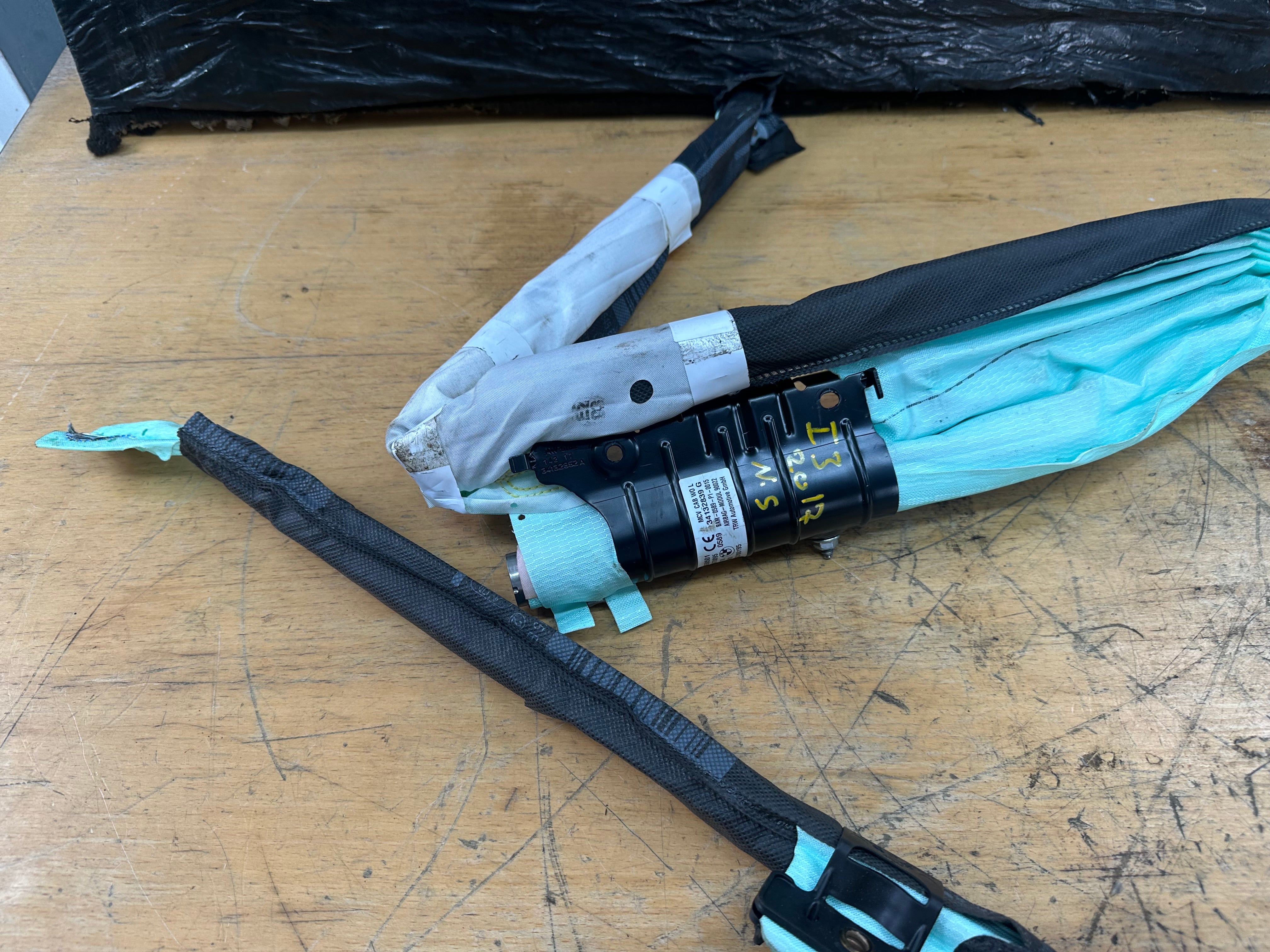 BMW i3 I01 2017 Electric Left Passenger Roof Curtain Airbag (84740650501) (34132839G)