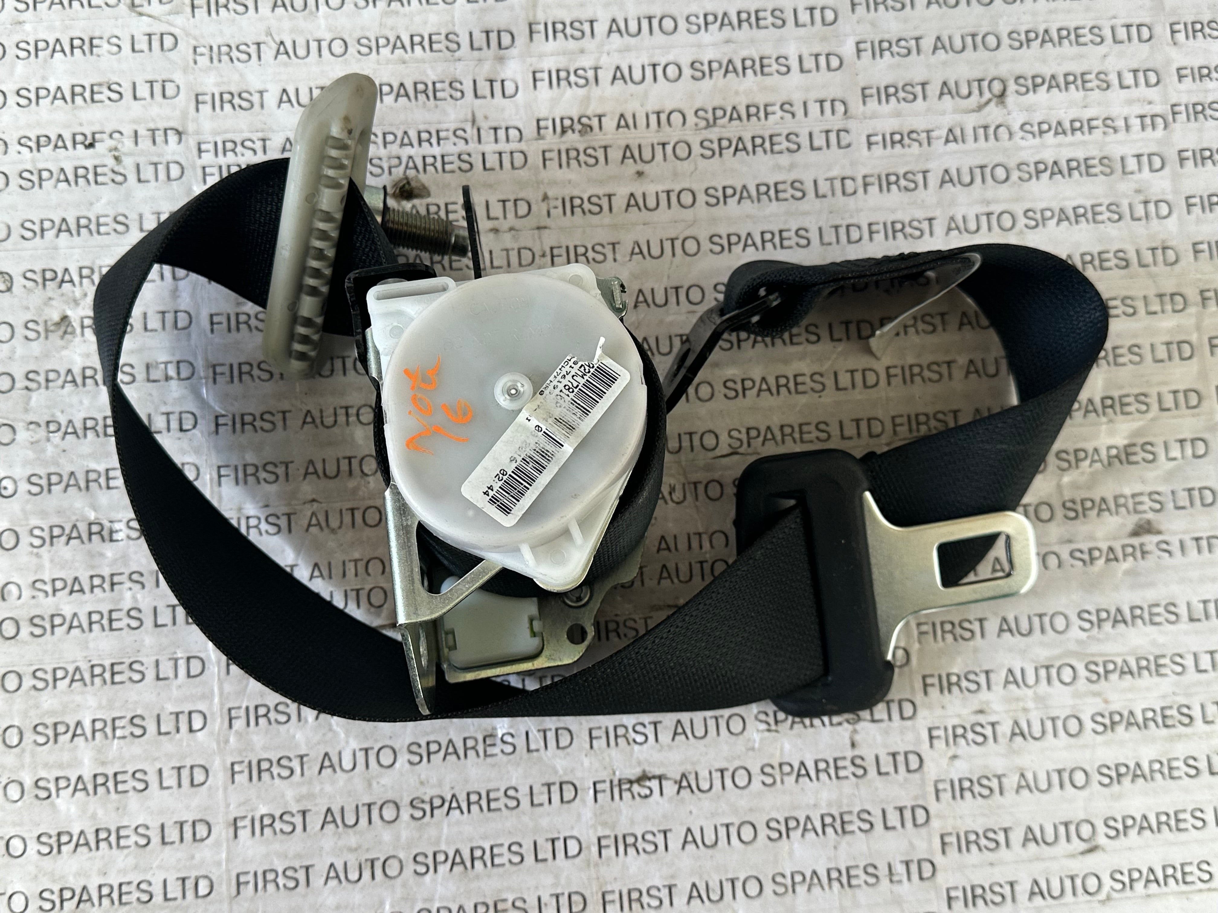 Nissan Note 2016 Seat Belt