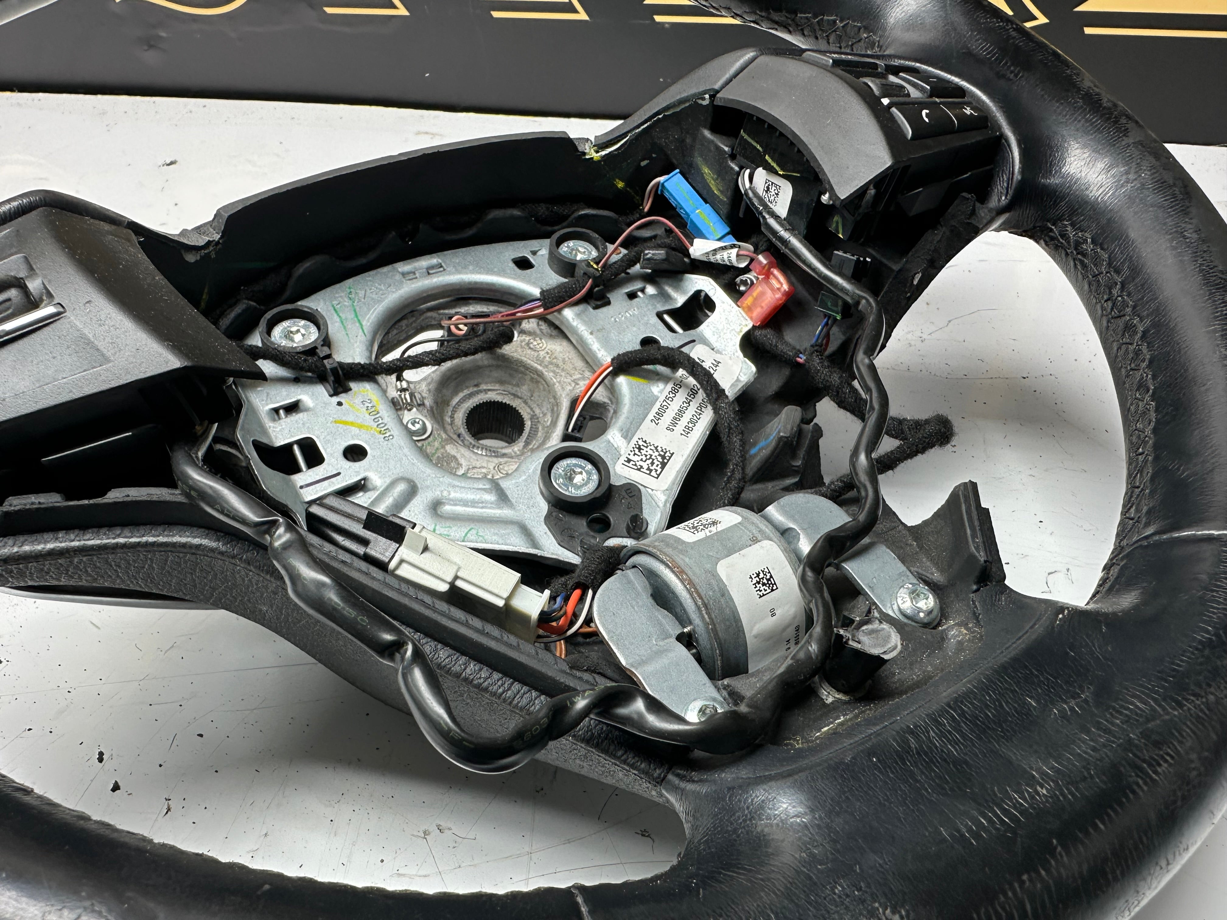 BMW F15 X5 2013–2016 Multifunction Leather Steering Wheel (2460575385-02)