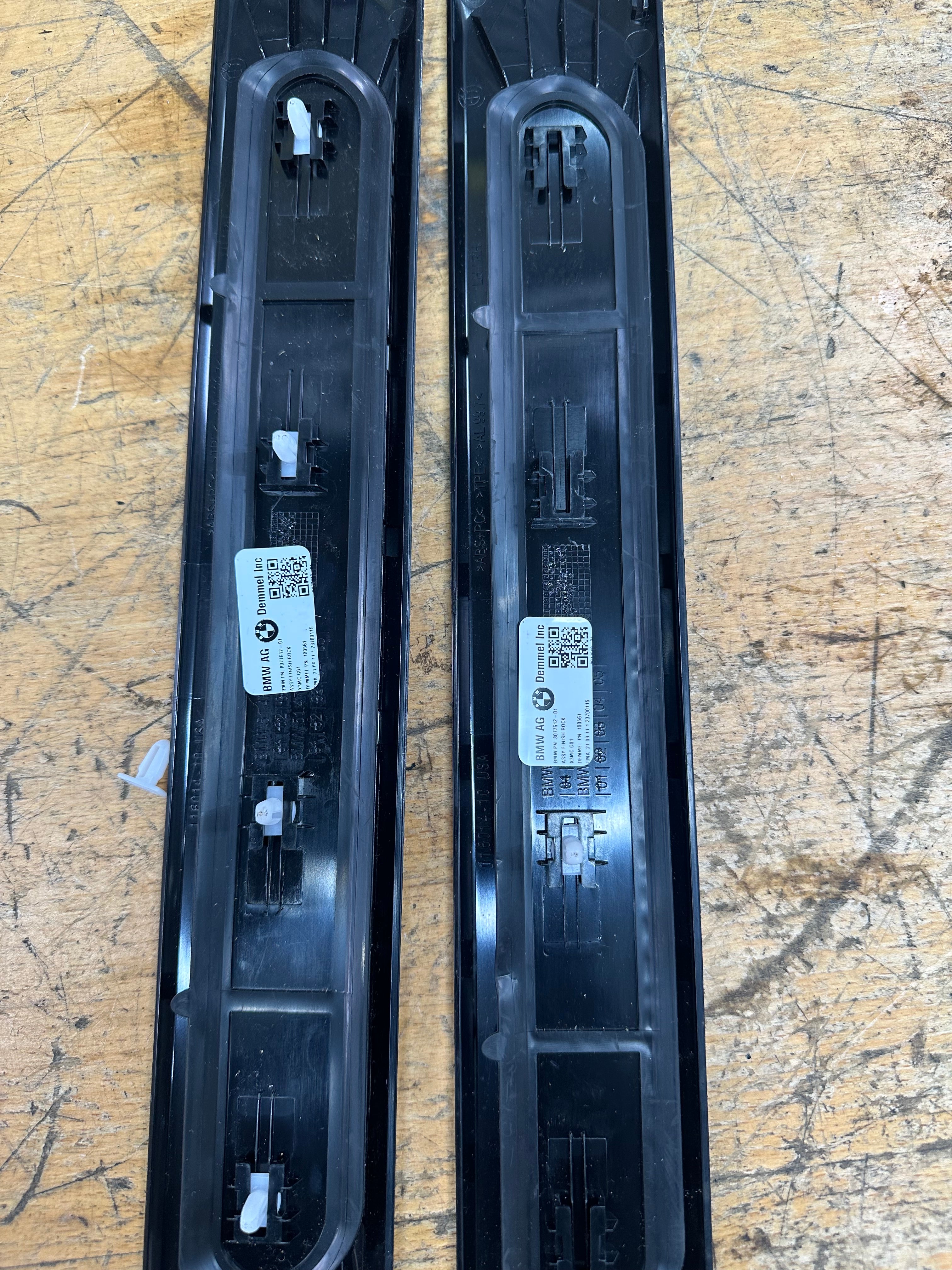 BMW X3 Series M Competition F97/G01 Front Door Sill Trims Set (8077612)