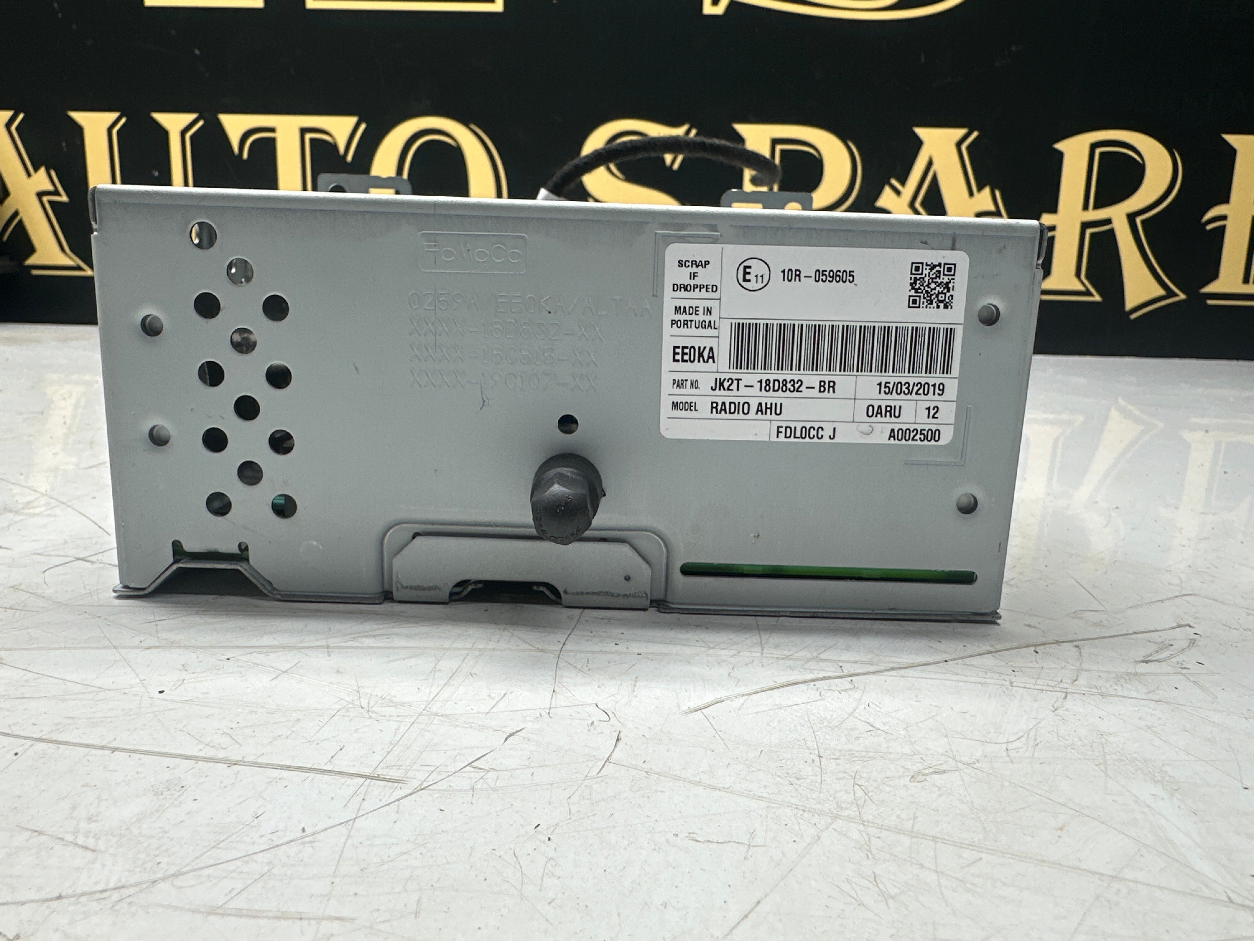 Ford Transit Custom TTF Radio ECU Module (JK2T-18D832-BR)