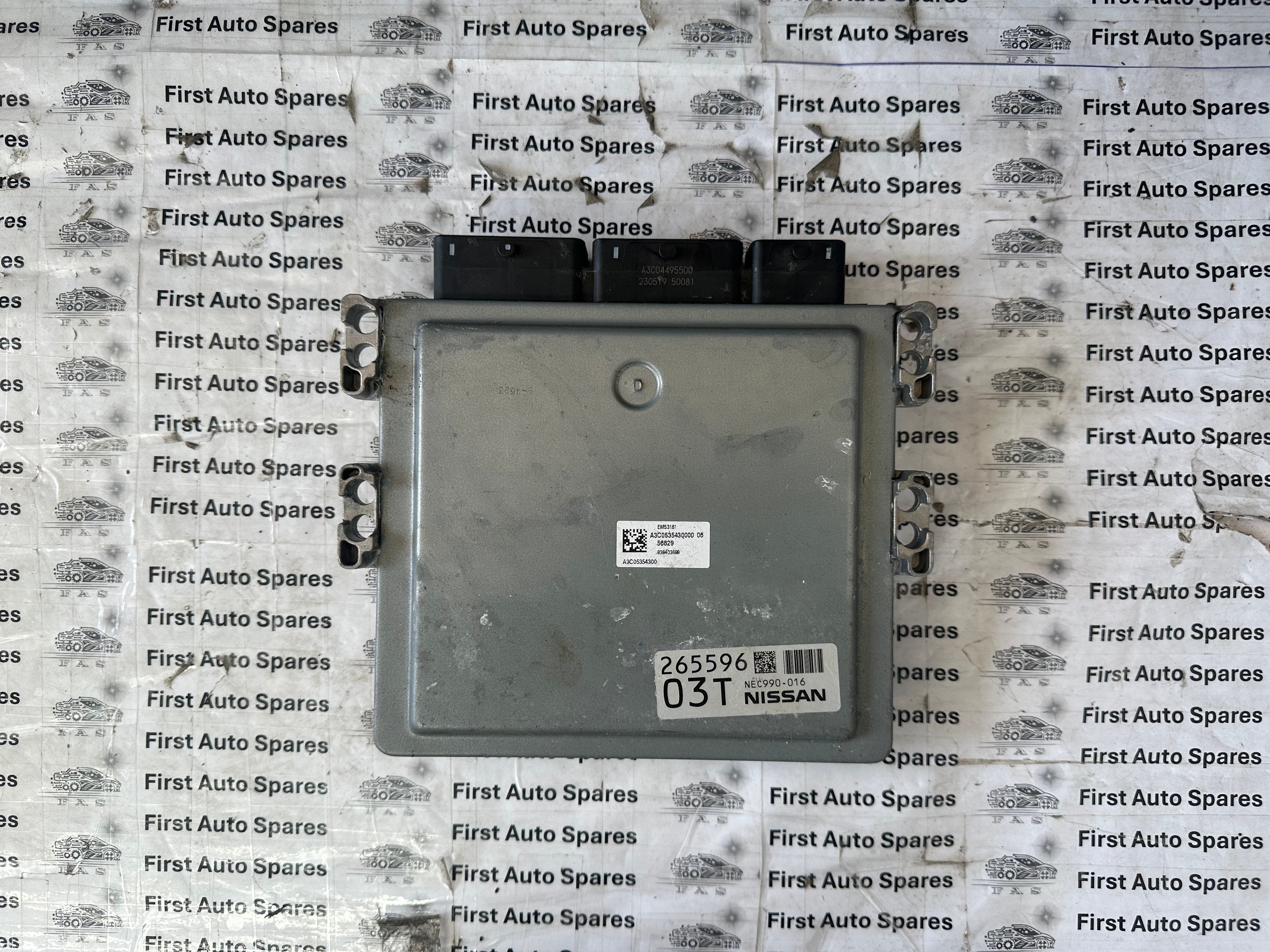 Nissan Juke MK2 F16 2019–2024 1.0 Petrol Engine Control Unit ECU (237106PB1A)