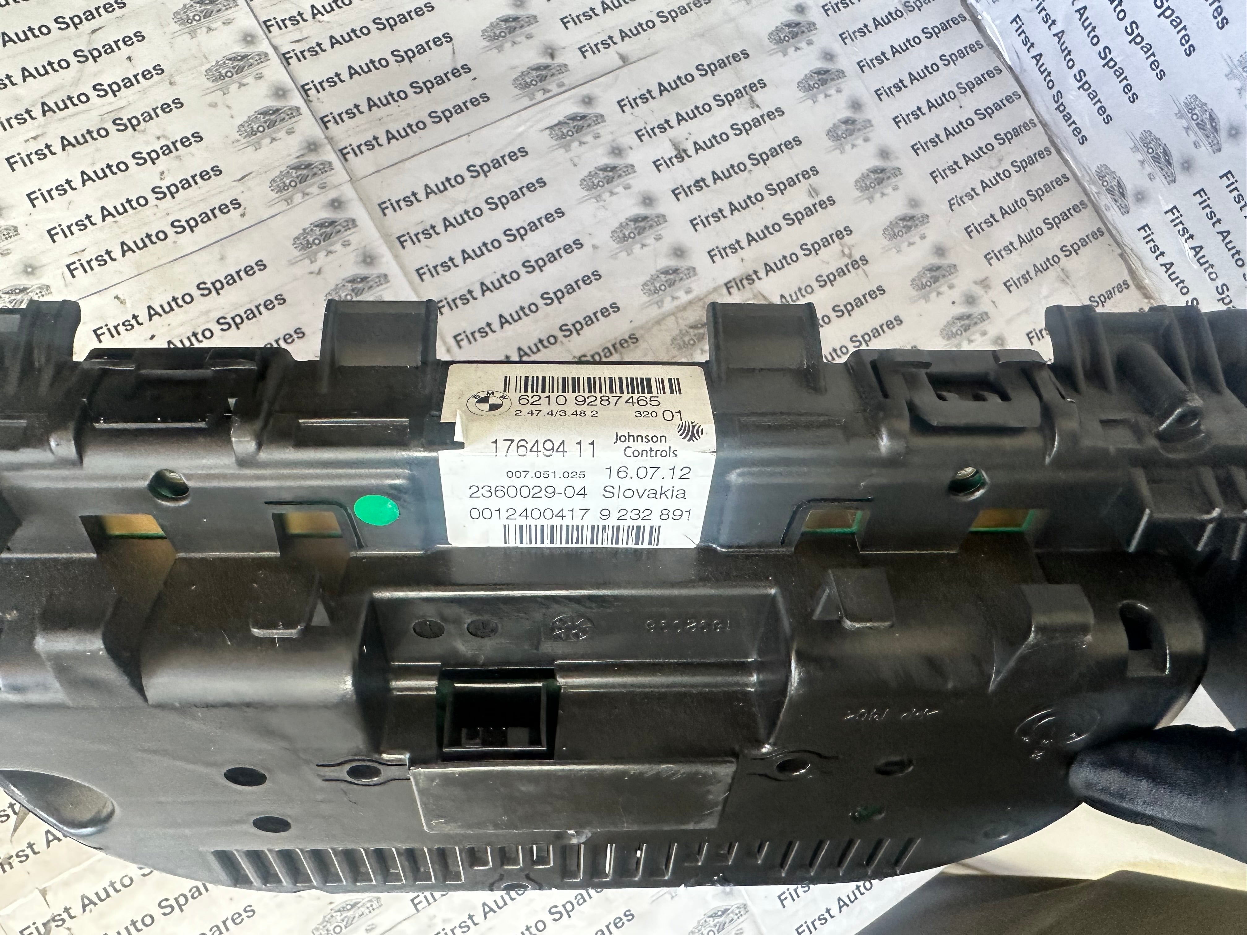 BMW 1 Series F20 F21 Speedometer Instrument Cluster 9287465 (2360029-04)