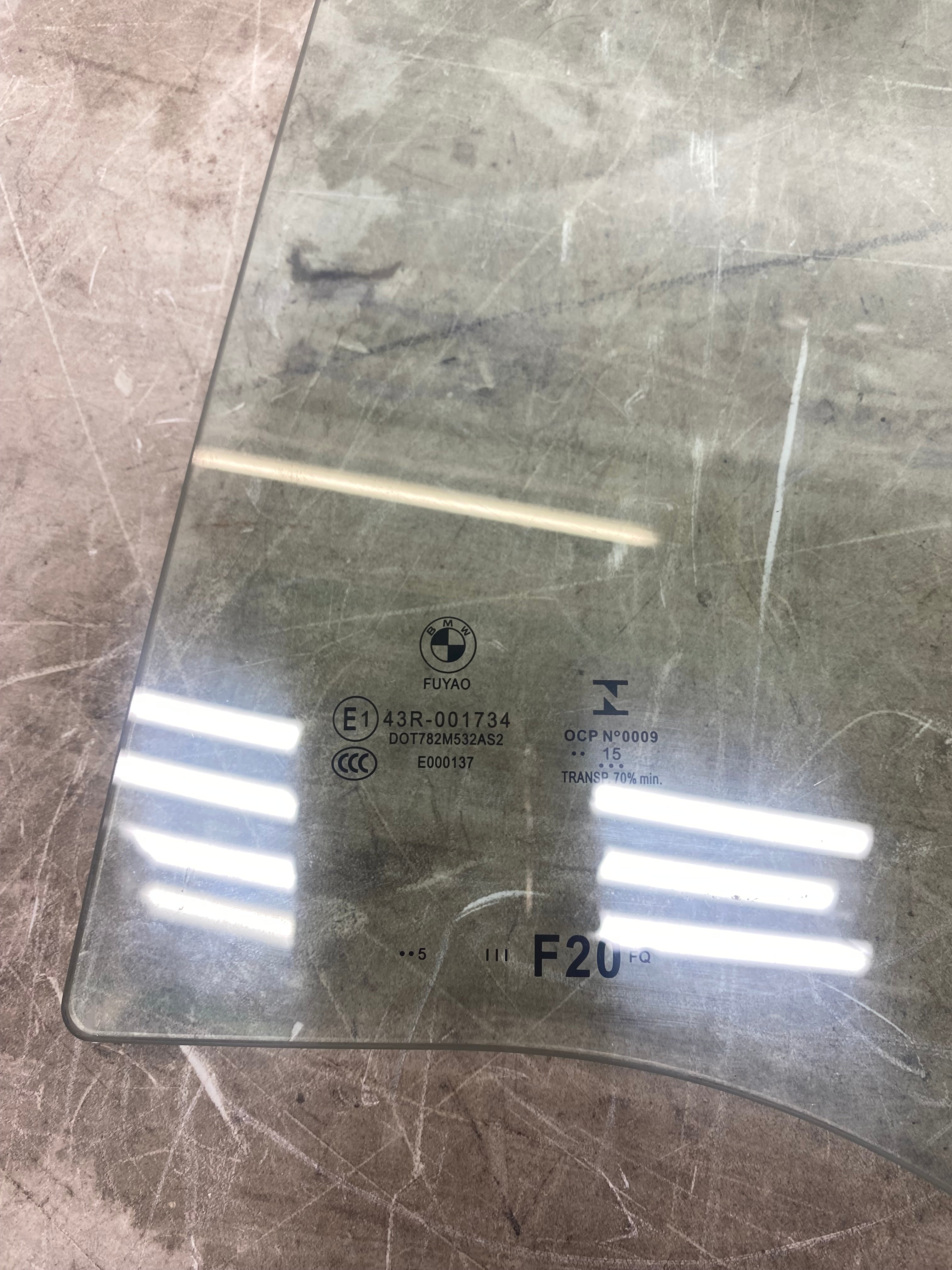BMW 1 Series F20 Rear Passenger Side Window Glass – 2011–2019