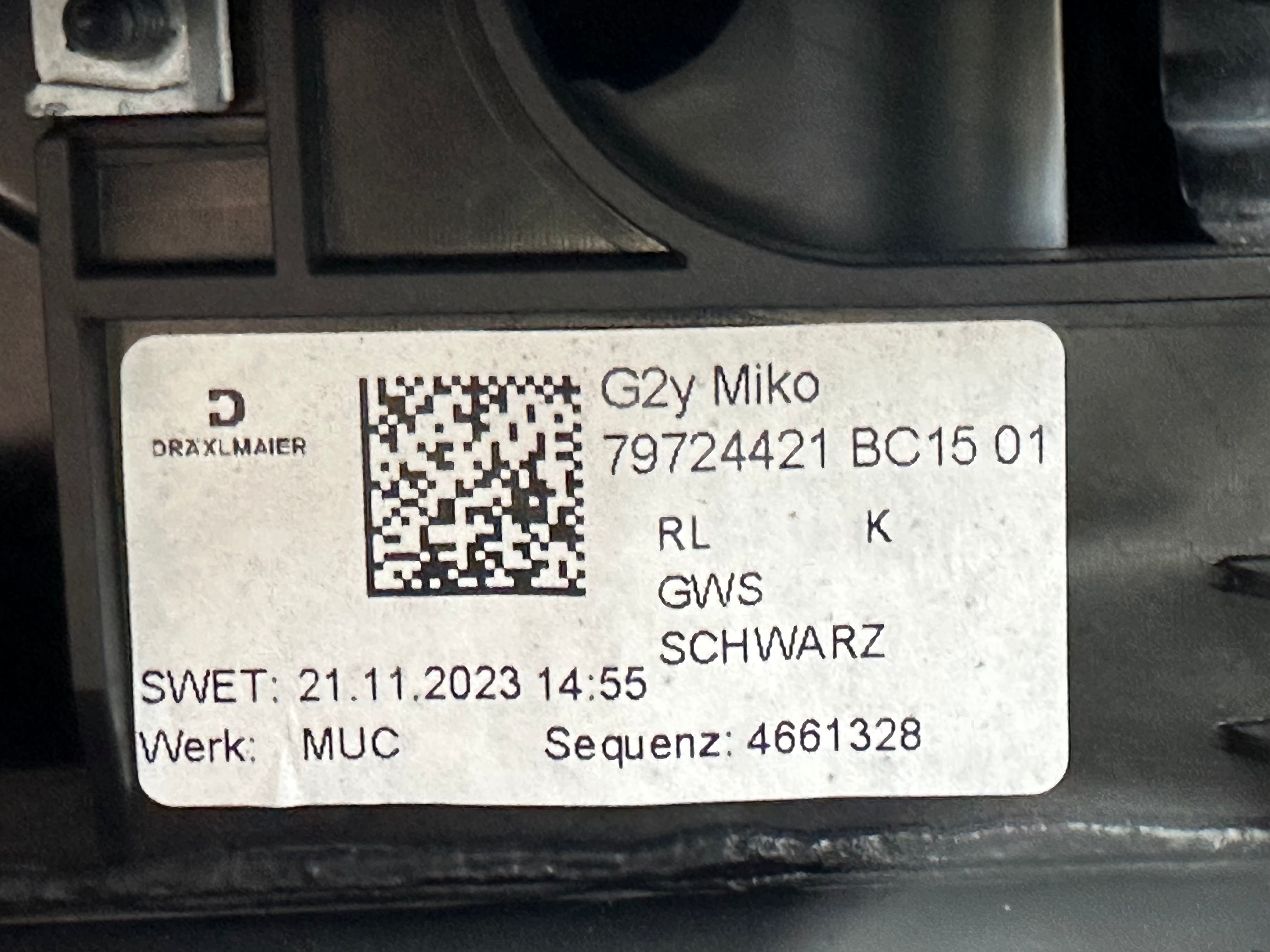 BMW 3 Series G20 G21 G28 2018-2024 Centre Console (106038715C) (5116 6806778)