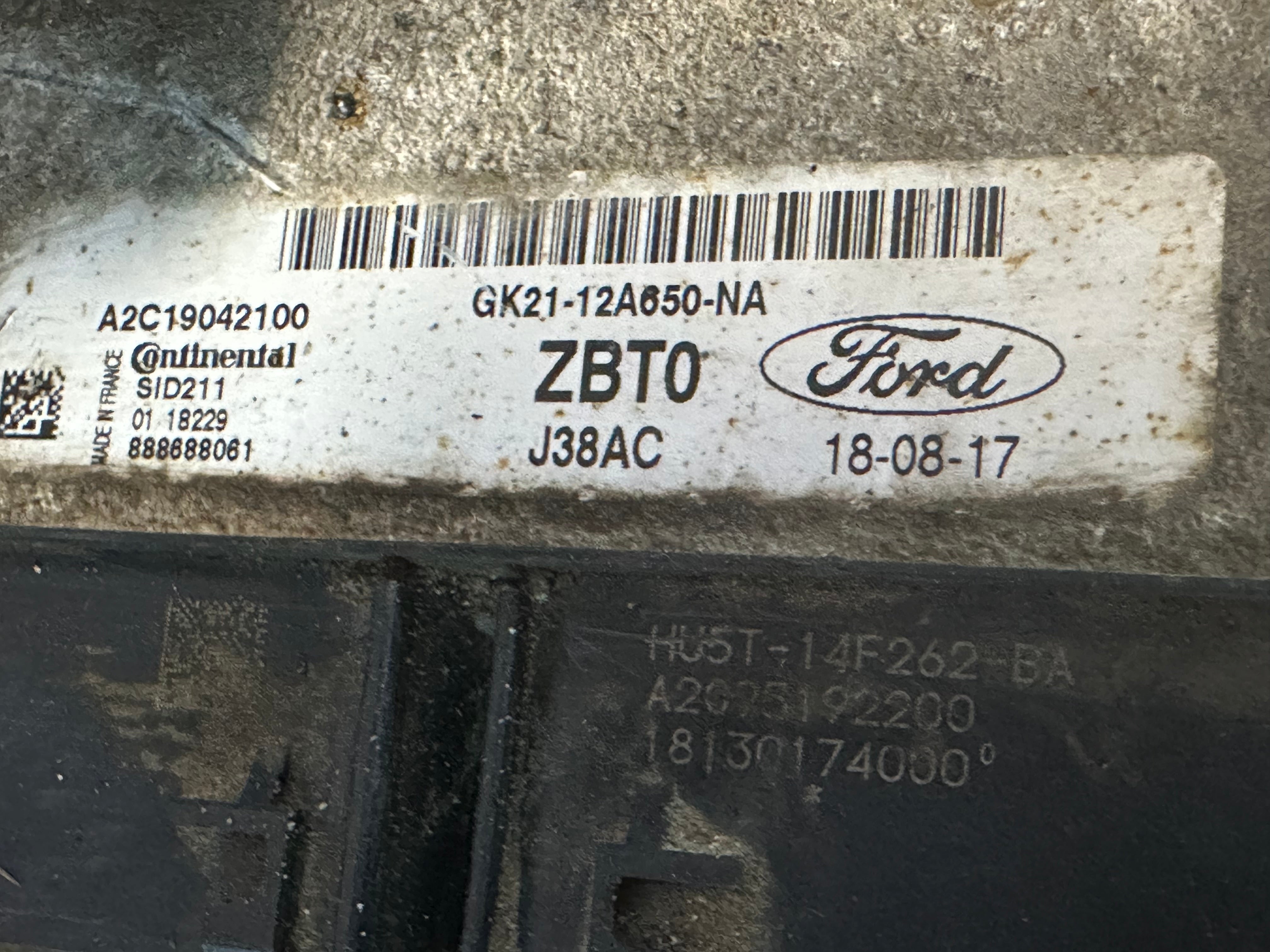 Ford Transit Custom 2022 Engine Control Unit (ECU) (GK21-12A650-NA)