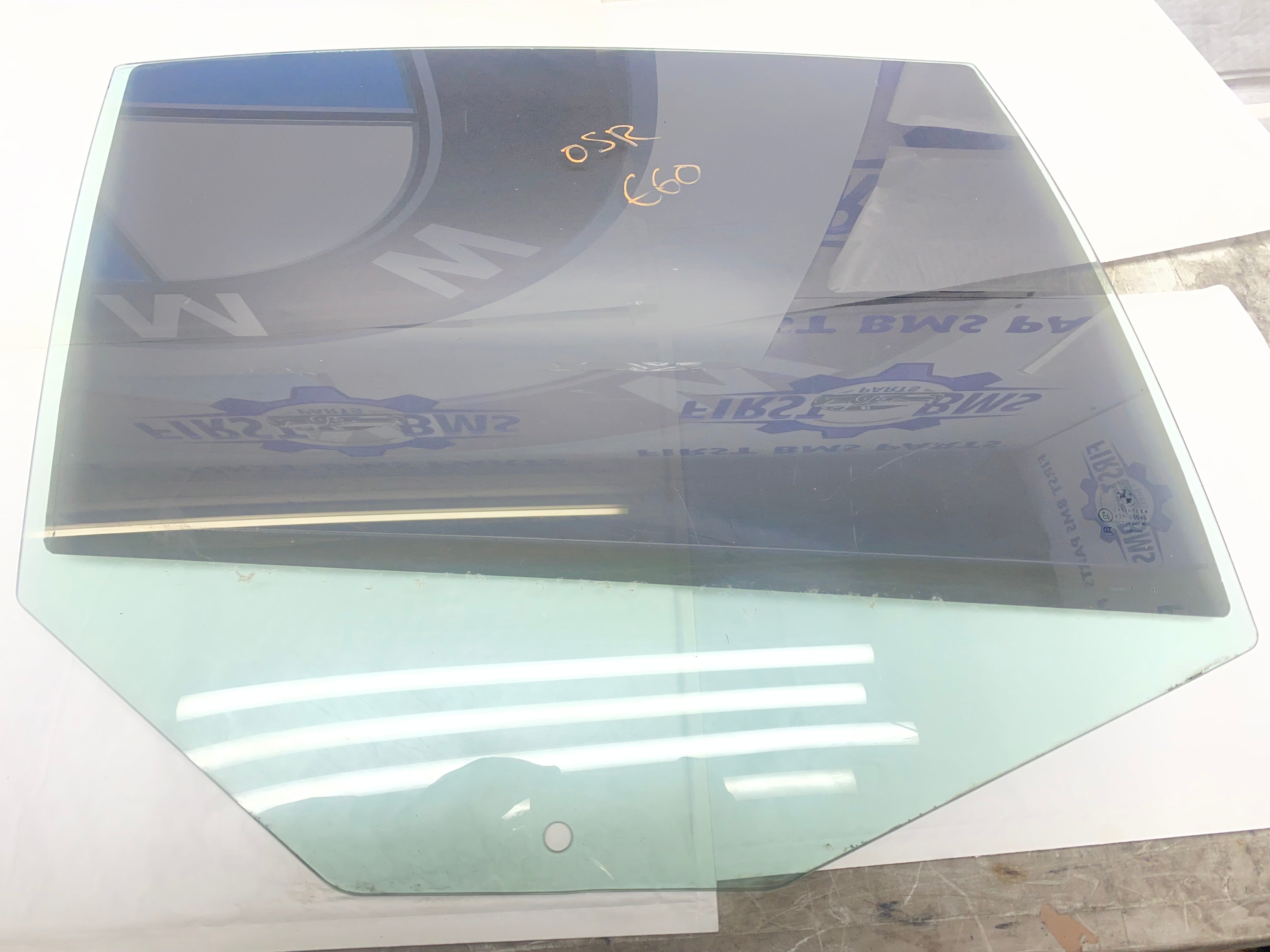 BMW 5 Series E60 Rear Driver Side Window Glass 2003–2010