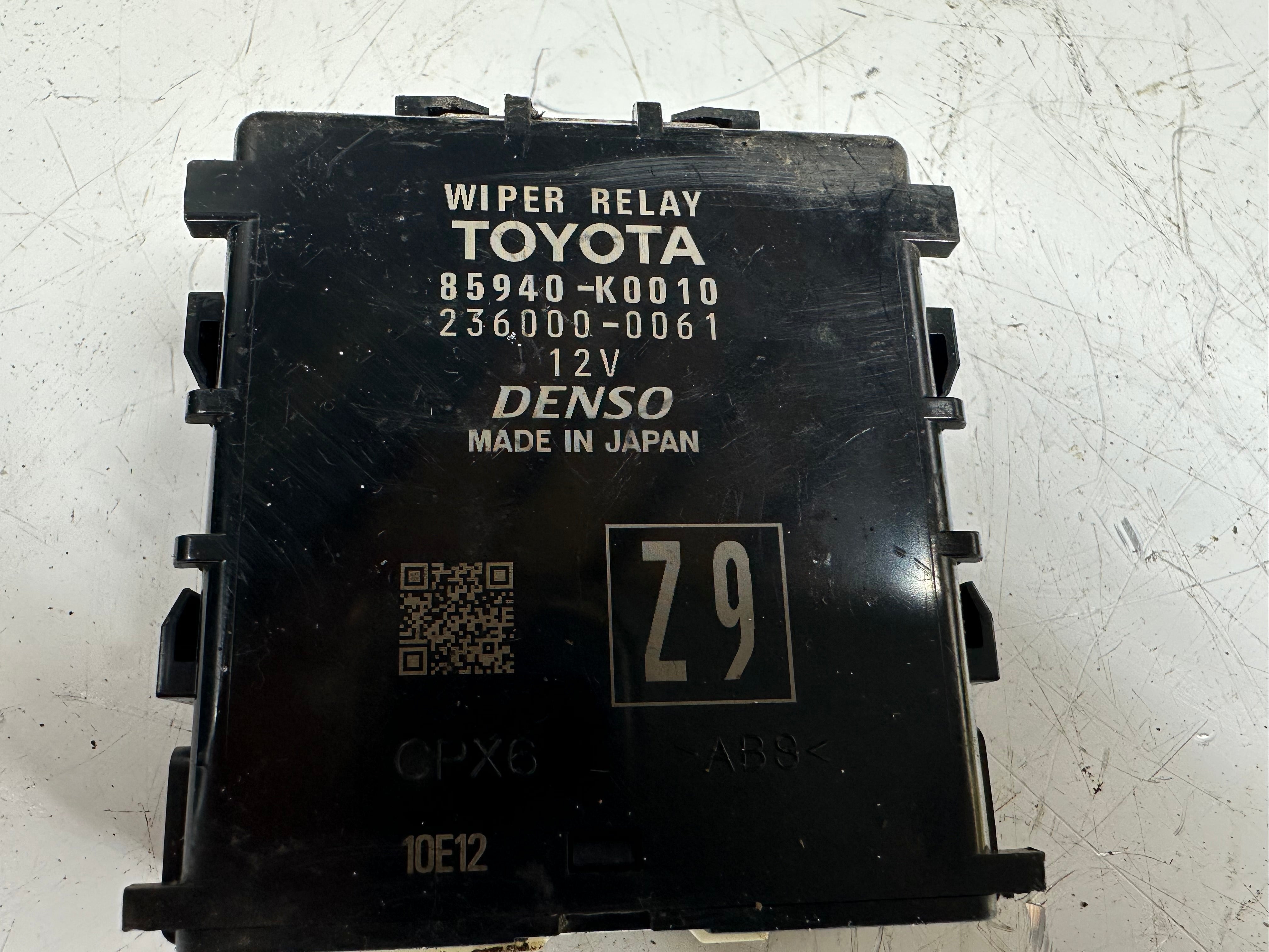 Toyota Yaris Wiper Relay (85940-K0010) (236000-0061)