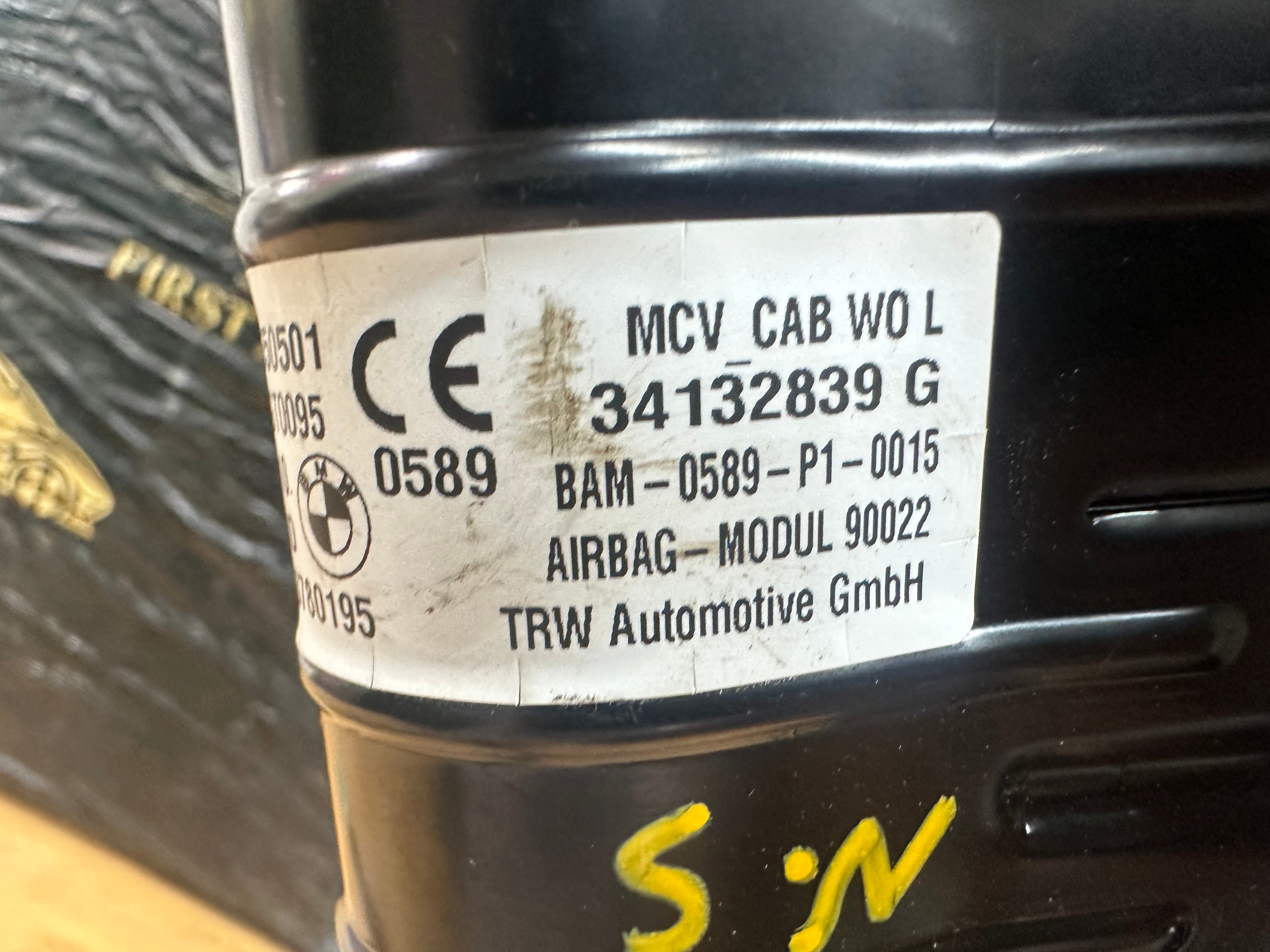 BMW i3 I01 2017 Electric Left Passenger Roof Curtain Airbag (84740650501) (34132839G)