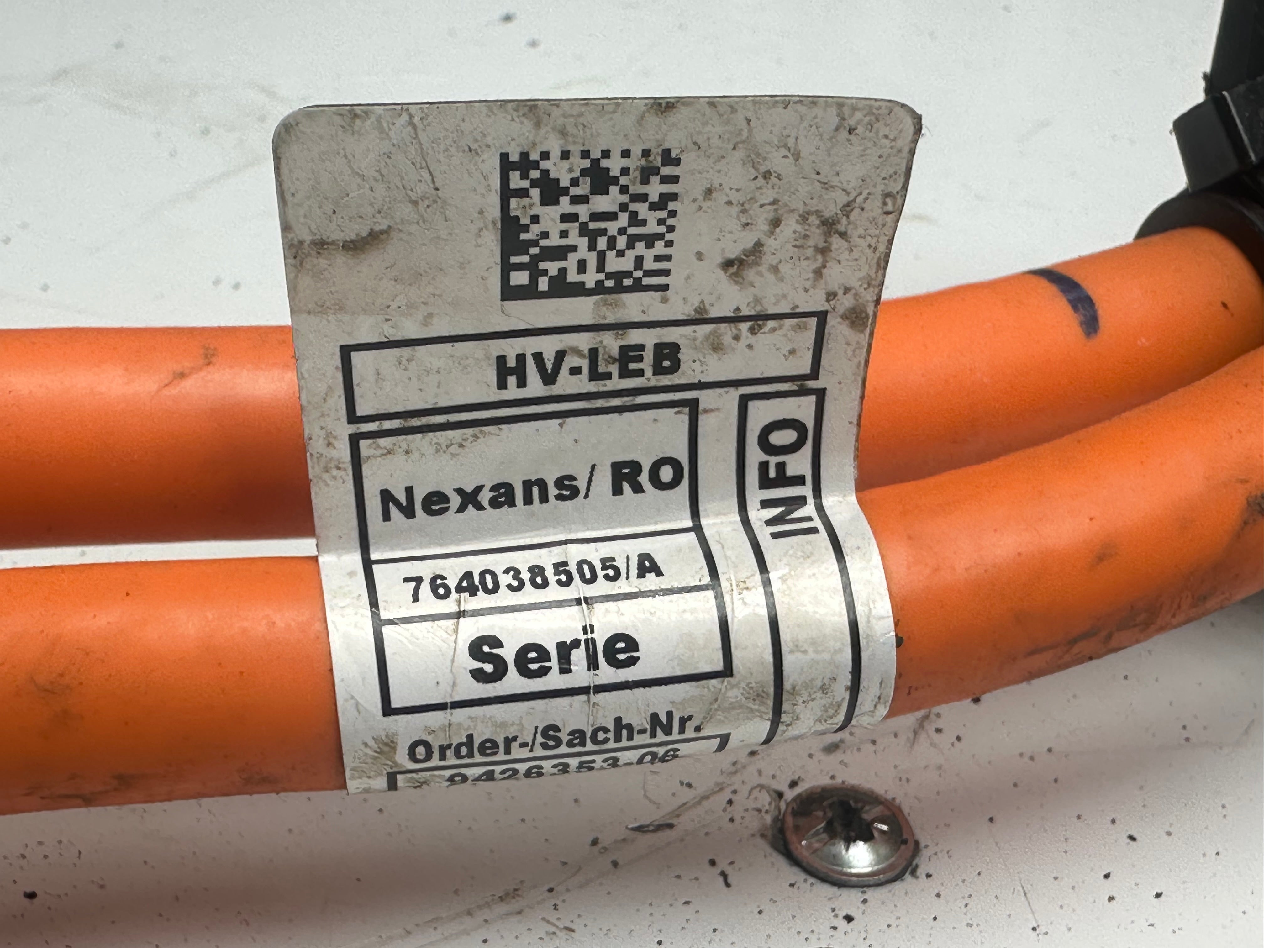 BMW 3 Series G20 G21 Battery Hybrid High Voltage Harness Cable Wiring Loom (764038505) (764038505/A)