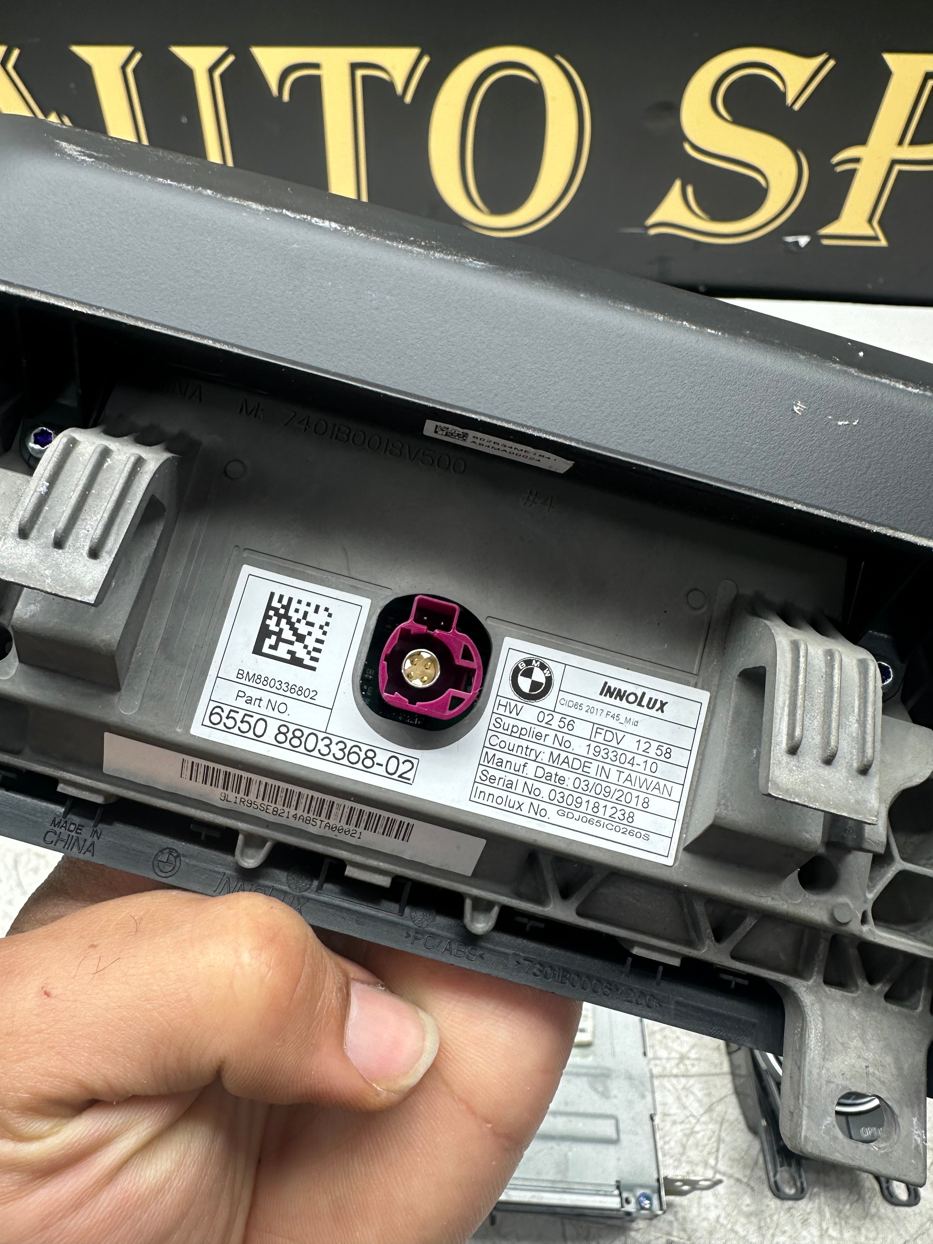 BMW 2 Series Gran Tourer F46 Display Kit / iDrive Controller 9139899 / 9490067 / 8803368