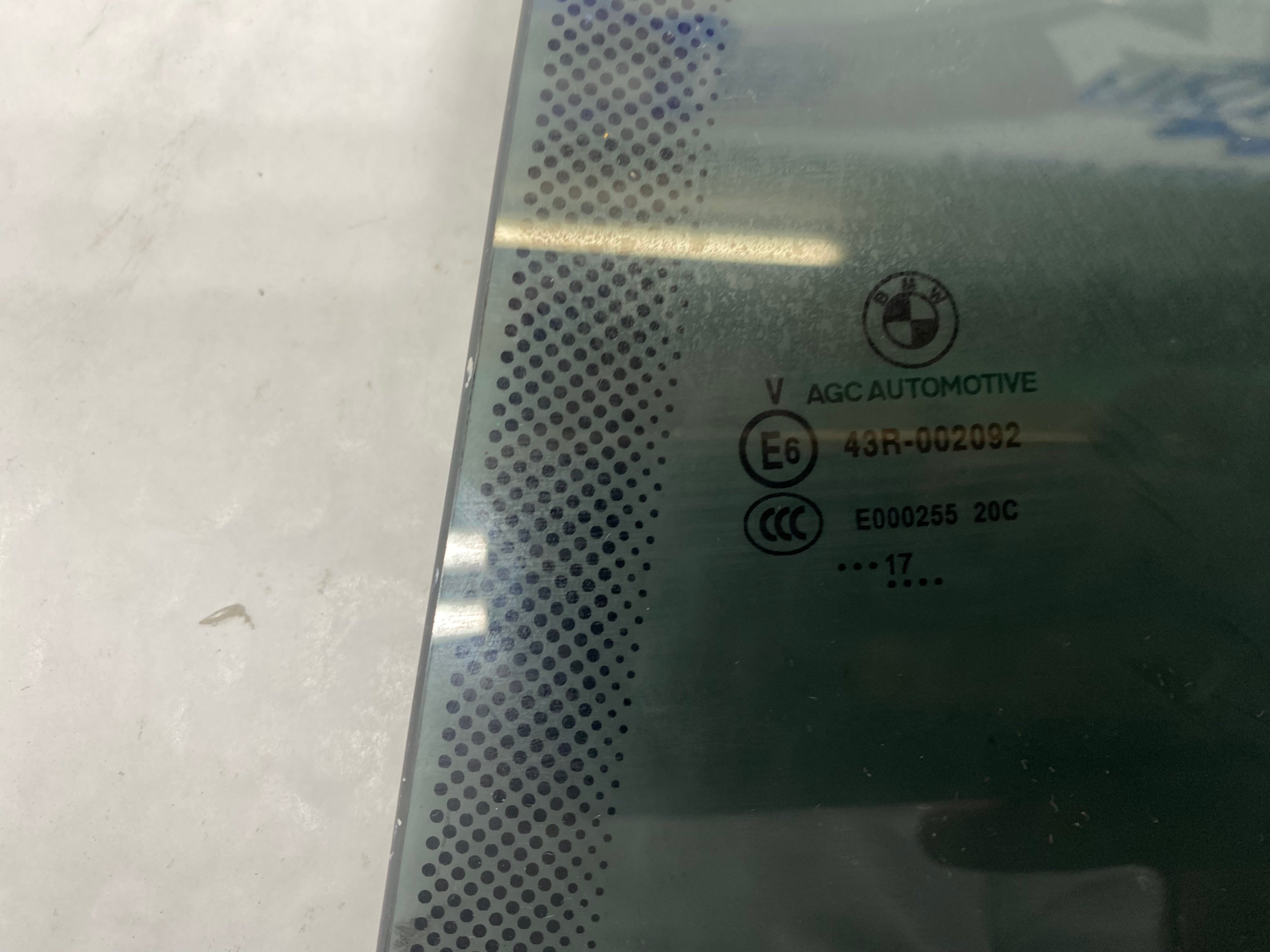 BMW 4 Series F36 Rear Passenger Side Window Glass 2014–2020