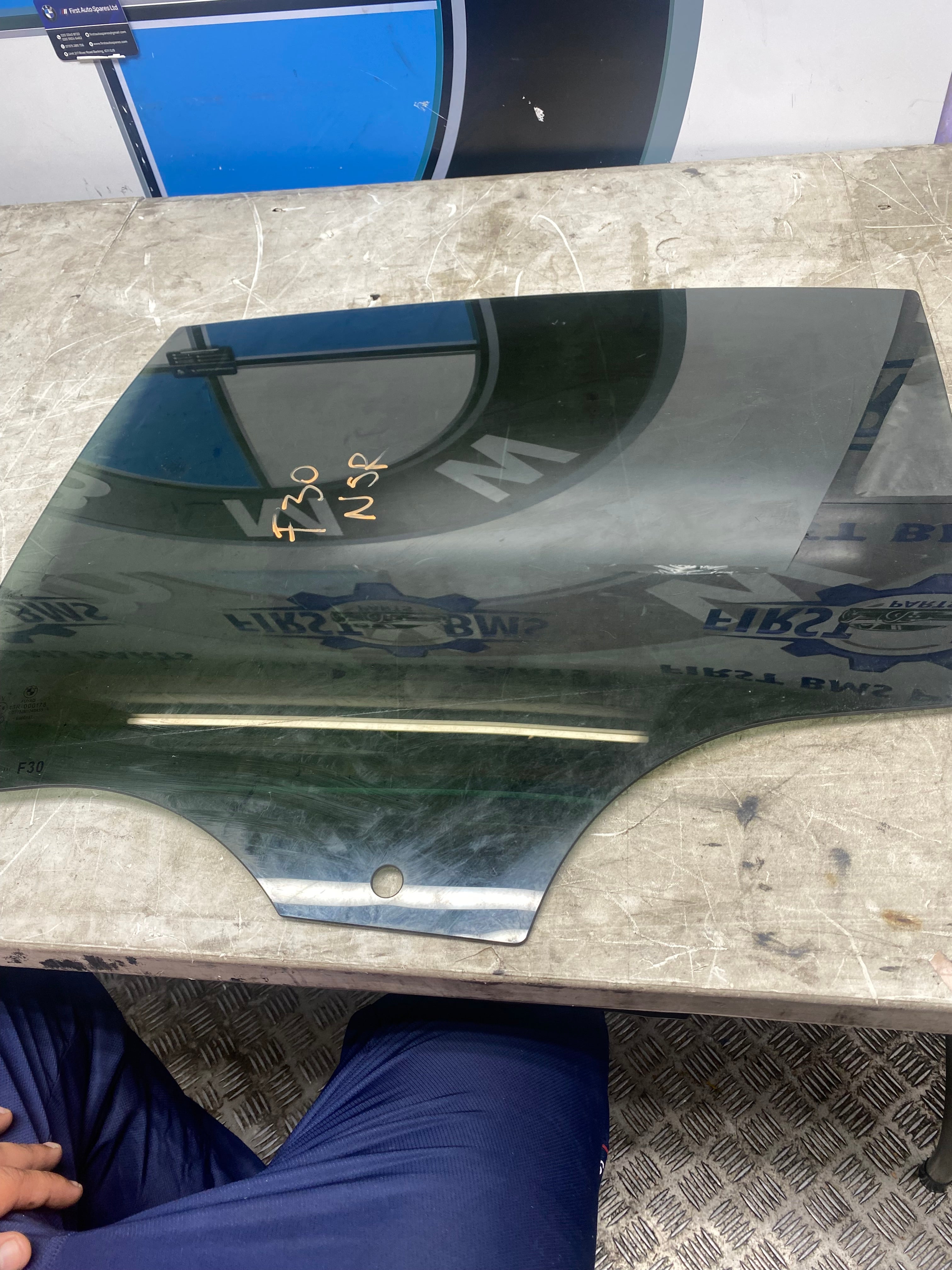 BMW 3 Series F30 Rear Passenger Side Window Glass – 2012–2019