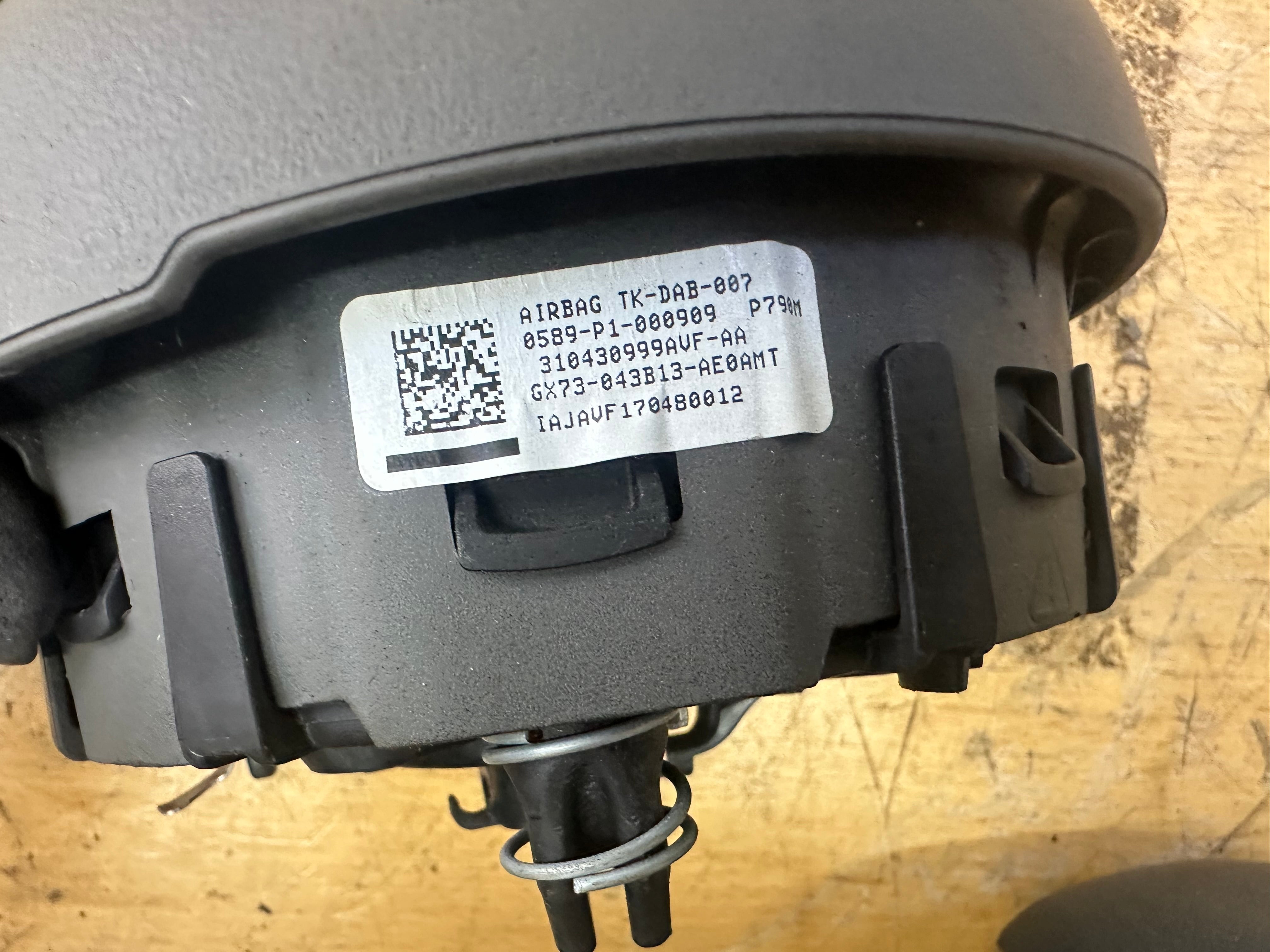 Jaguar XE 2015–2024 Steering Wheel Airbag (309081110-AB) (TK-DAB-007)