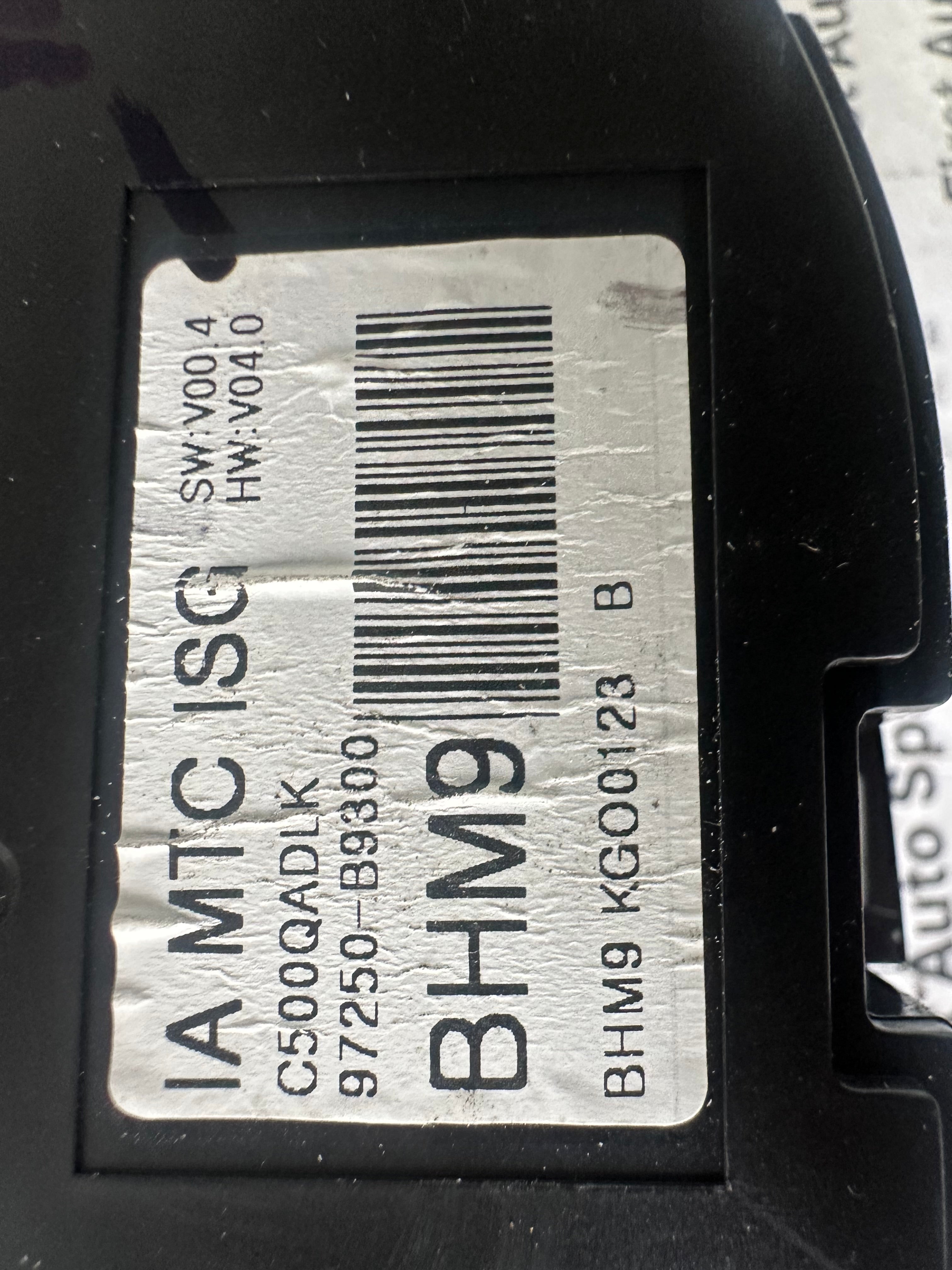 Hyundai i10 2016 MK2 Heater / AC Controller (97250-B9300) (97250-B9XXX)