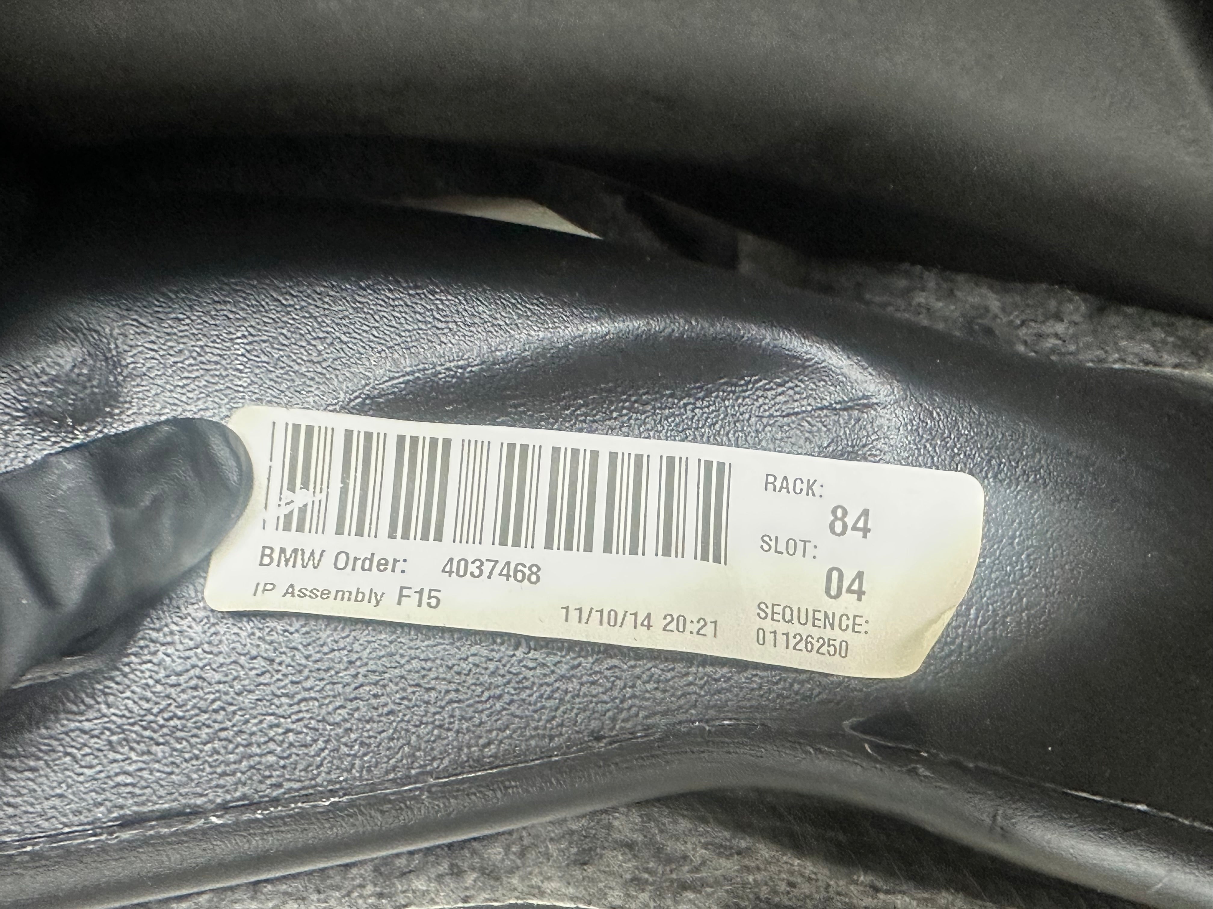 BMW X5 F15/F16 Complete Dashboard with Passenger Airbag (1028651-7) (4037468)