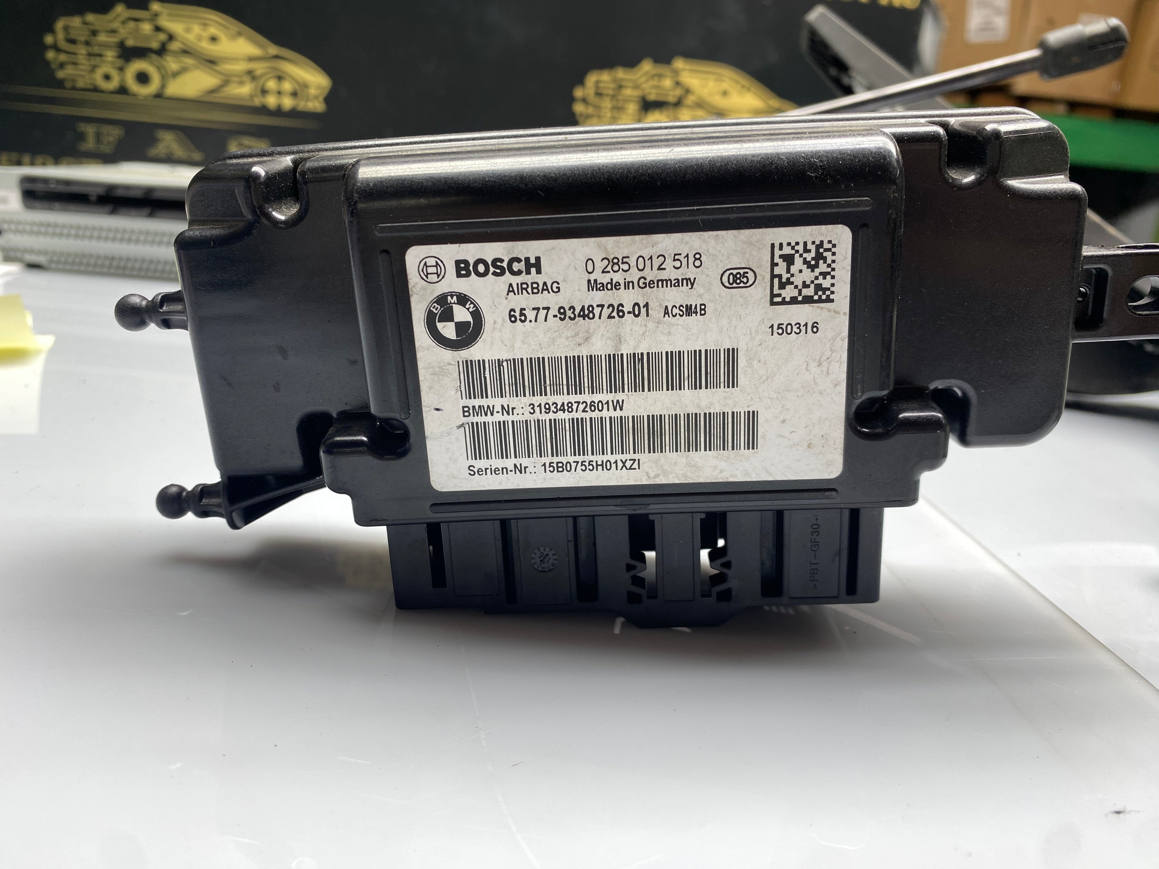 BMW 1 Series F20 118d M Sport Airbag Control Module (65.77-9348726-01)