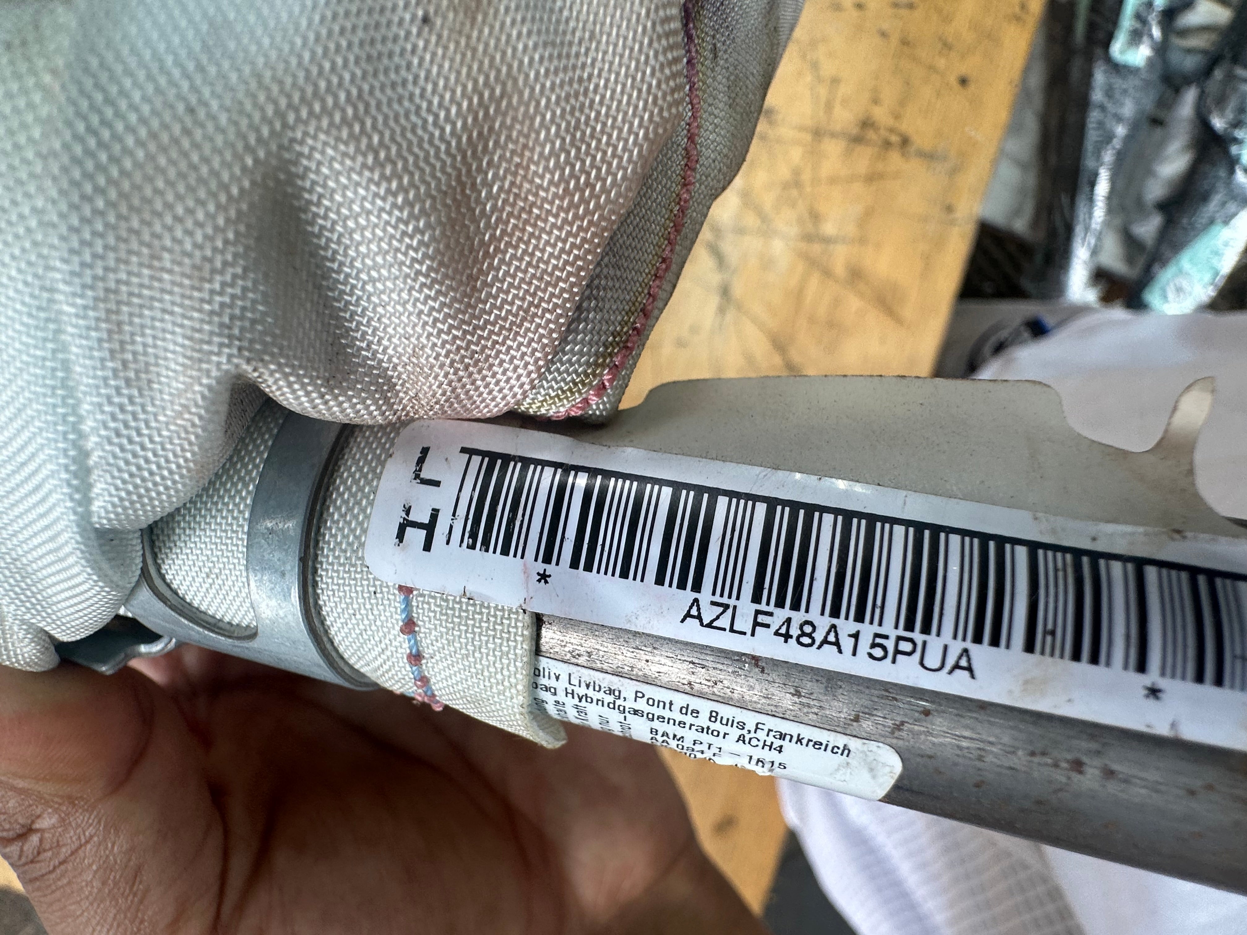 Toyota Yaris XP130 LH Left Passenger Safety Roof Curtain (BAM PT1-1615) (EX2006060139)