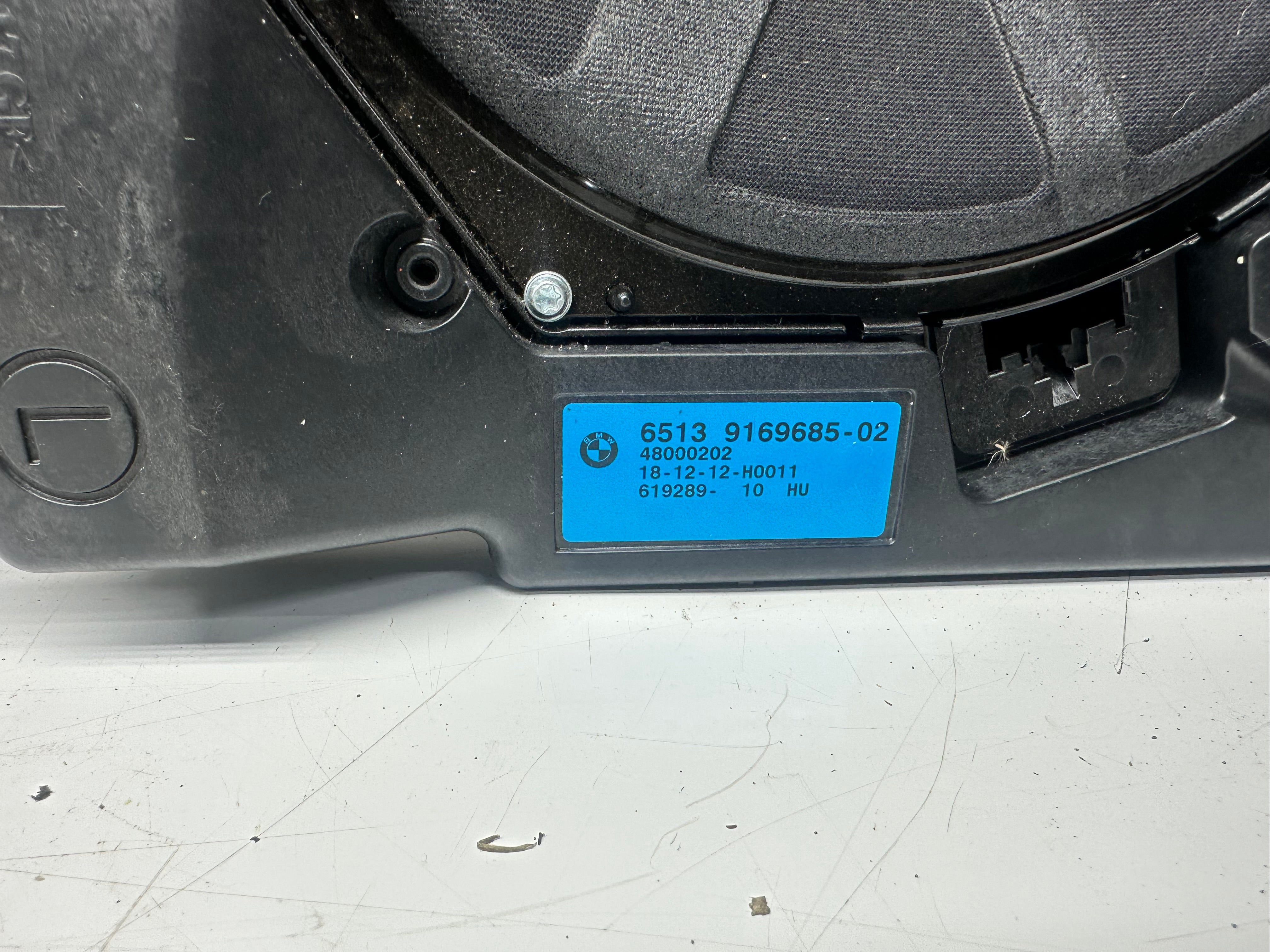 BMW F06 Central Subwoofer Bass Speakers Set (9169685-02) (9169686-02)