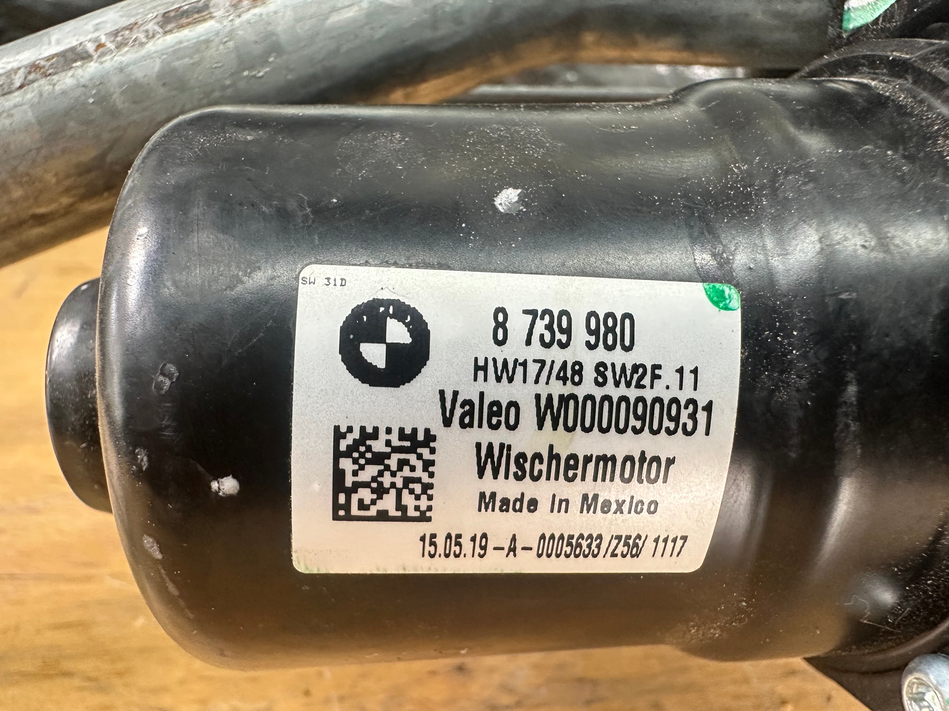 BMW X5 G05 / X6 G06 2019 Front Window Motor Regulator & Linkage (8739980)