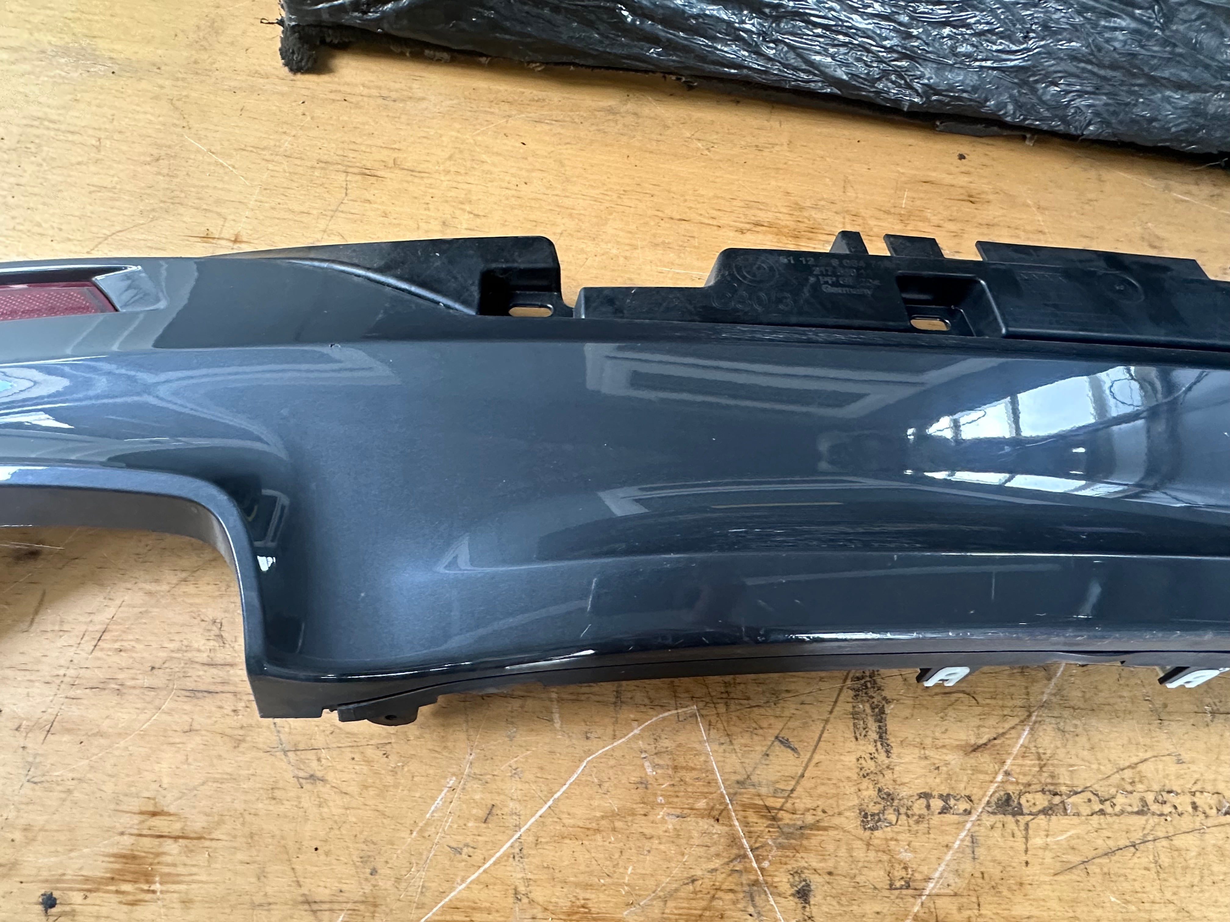 BMW 5 Series G30 M Rear Bumper Diffuser (51128064718) (8064718)