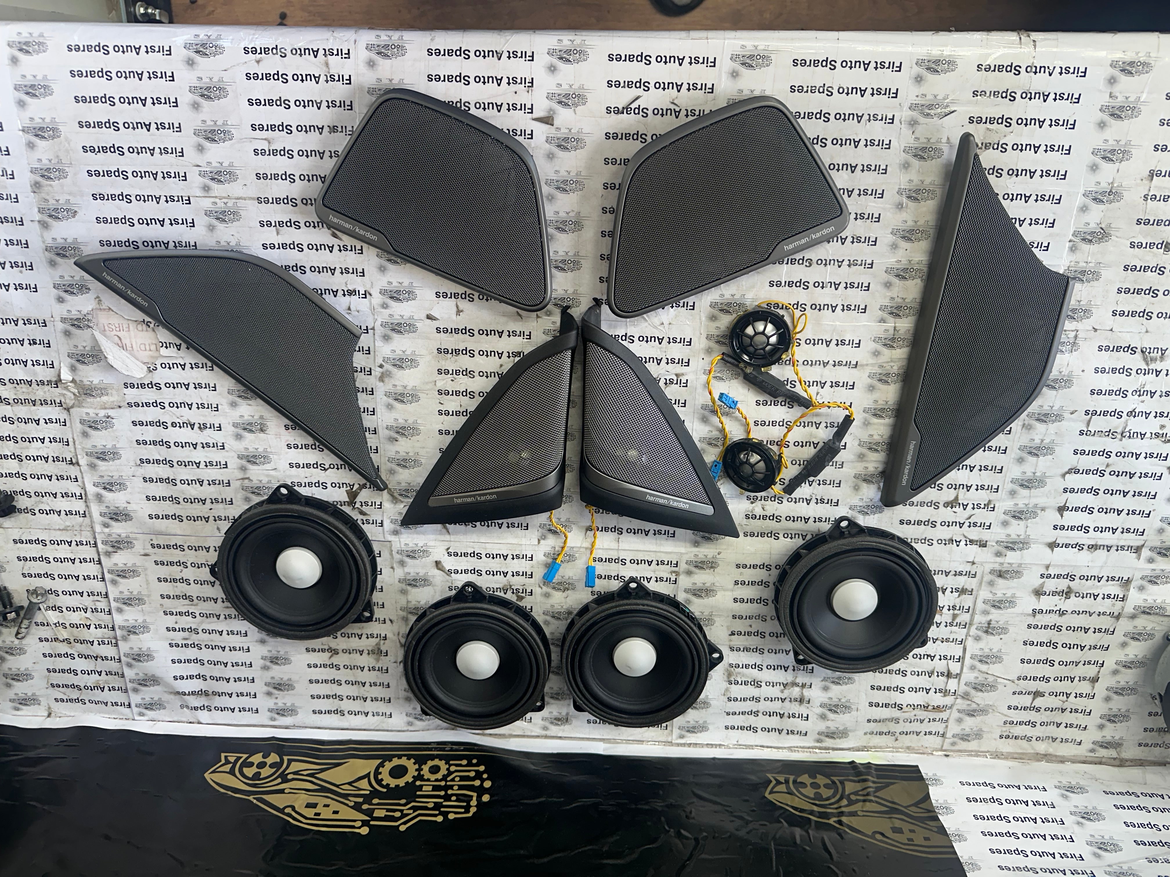 BMW 5 Series G30 G31 Harman Kardon Speakers Set – Front & Rear