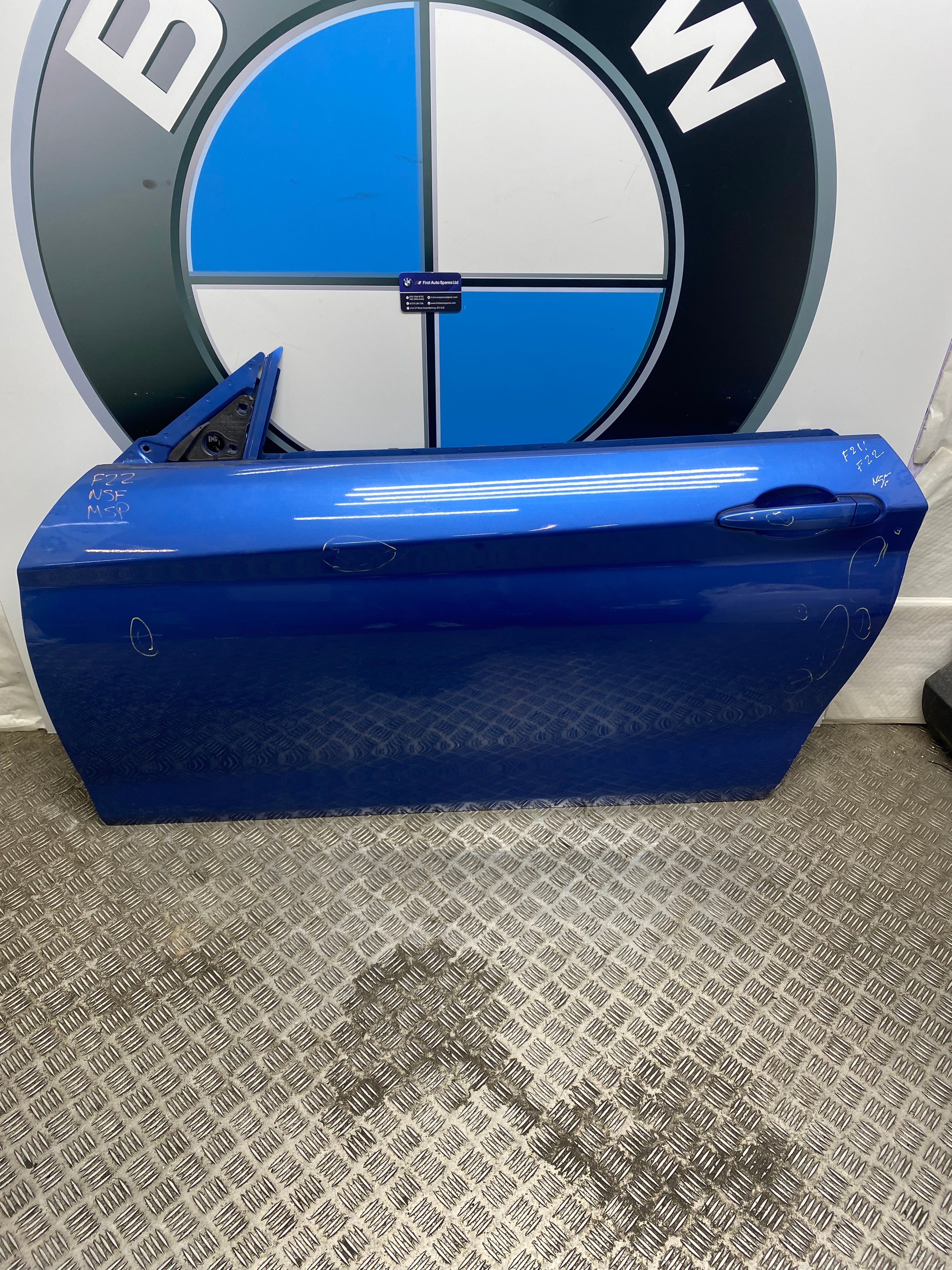 BMW 2 Series F22 Front Passenger Side Door Shell – 2013–2020
