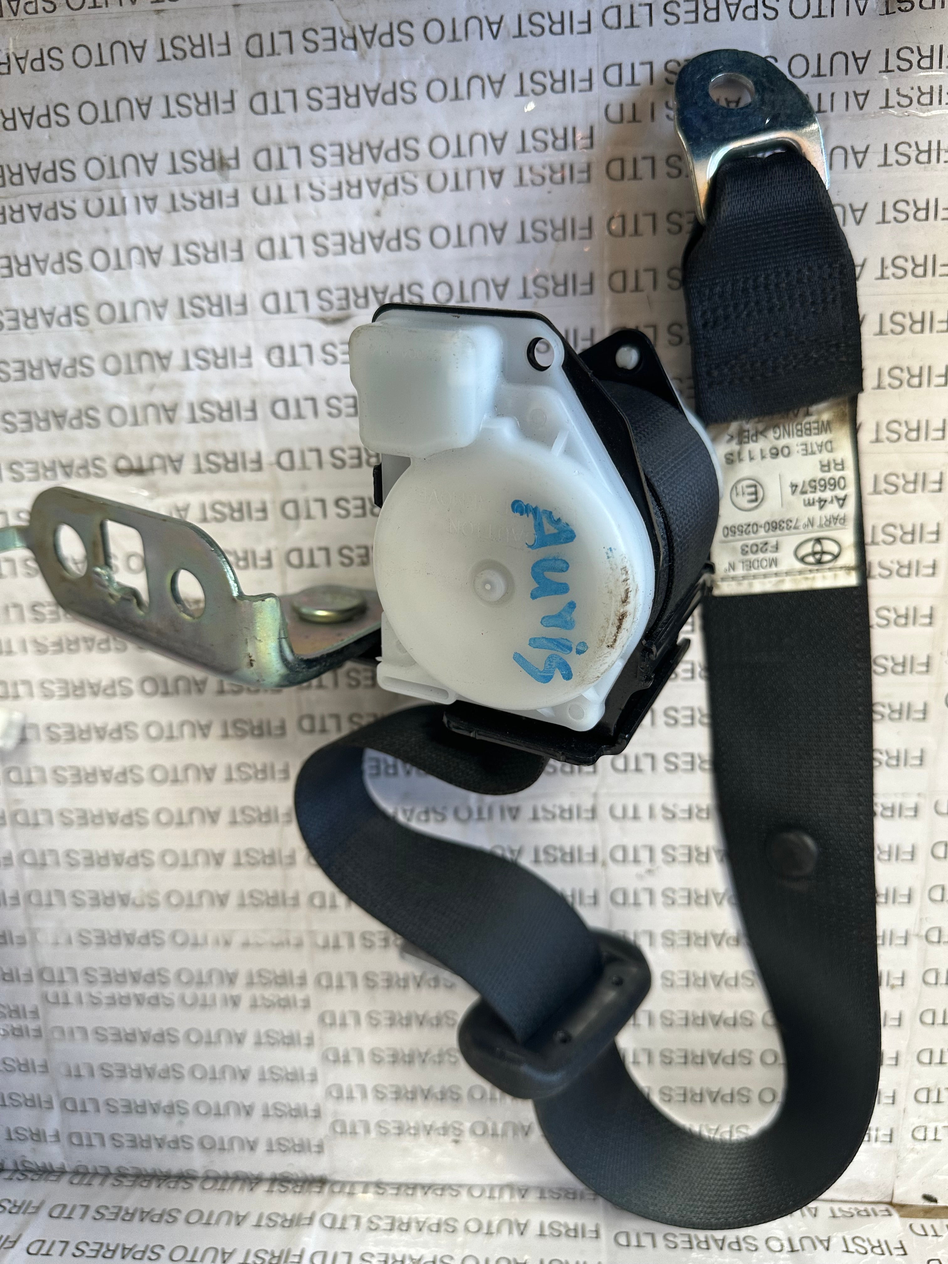 Toyota Auris 2013-2016 Right Side Rear Seat Belt (73360-02550)