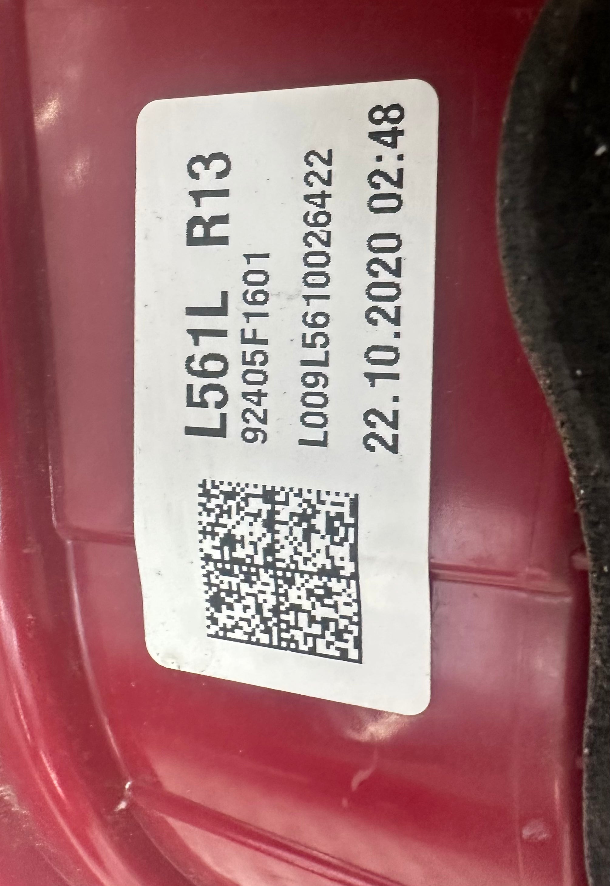 Kia Sportage Left Rear Light (2021)