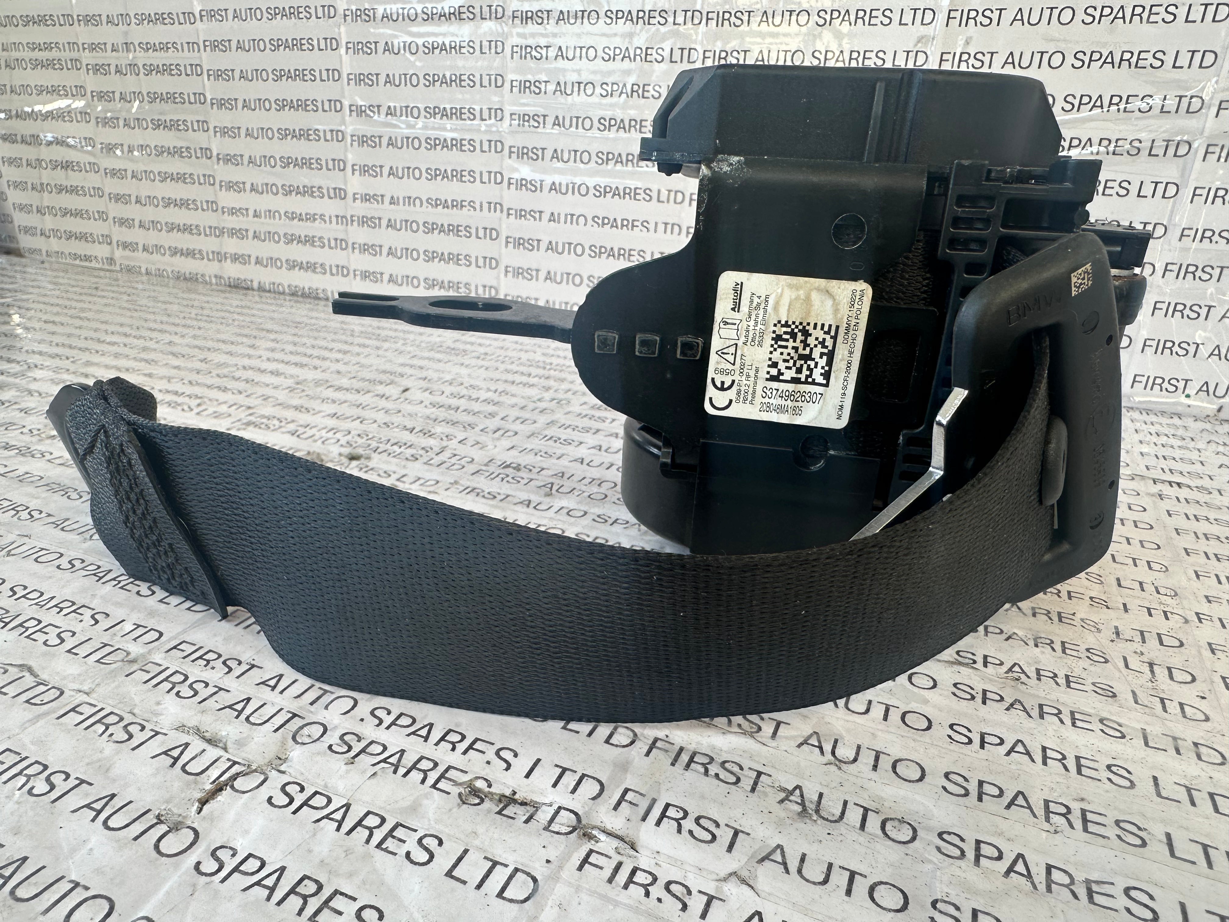 BMW 3 SERIES 320i G20 2021 RIGHT SIDE REAR SEATBELT 636156500F