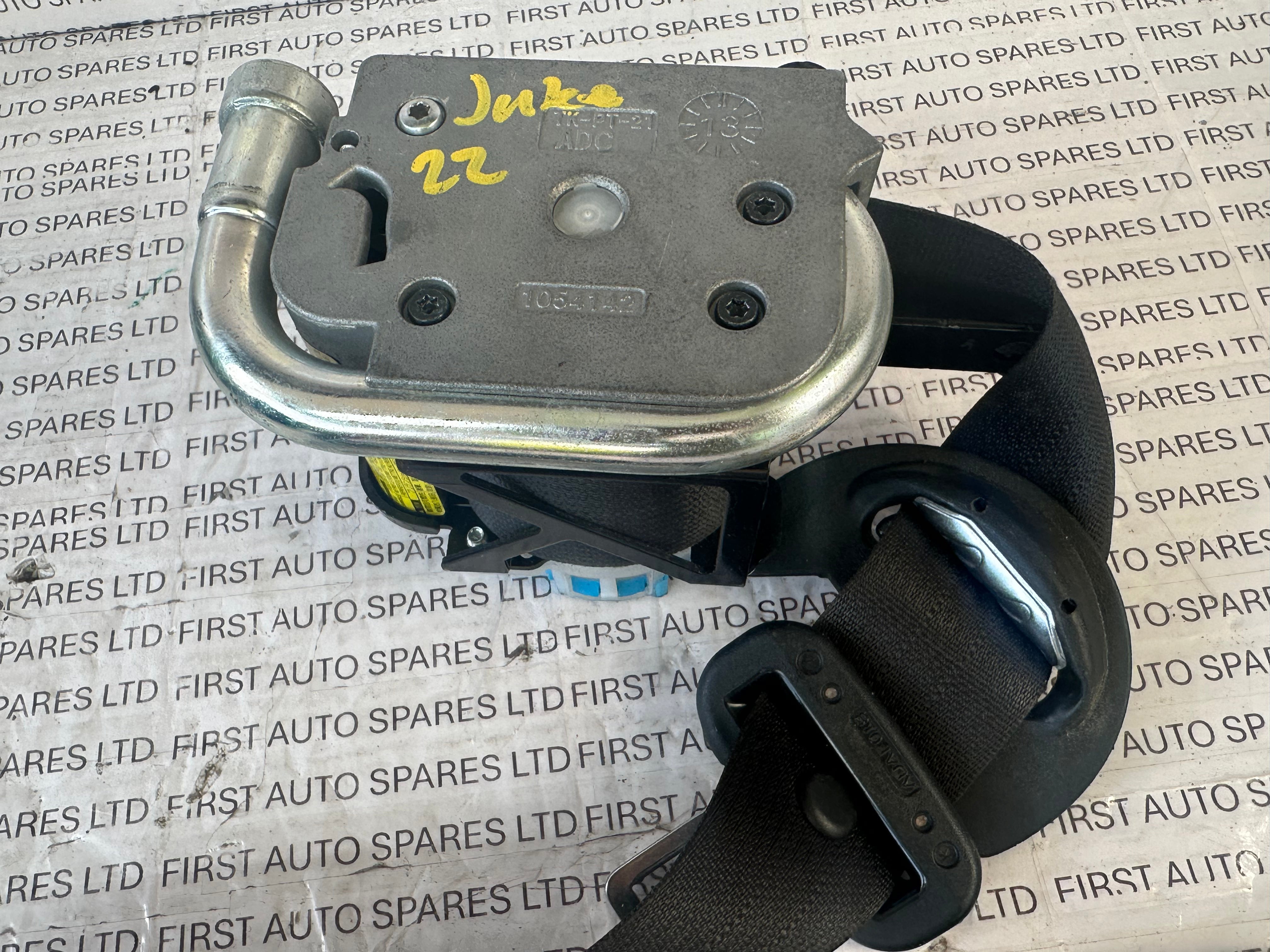 TOYOTA YARIS 2013 RIGHT FRONT SEATBELT